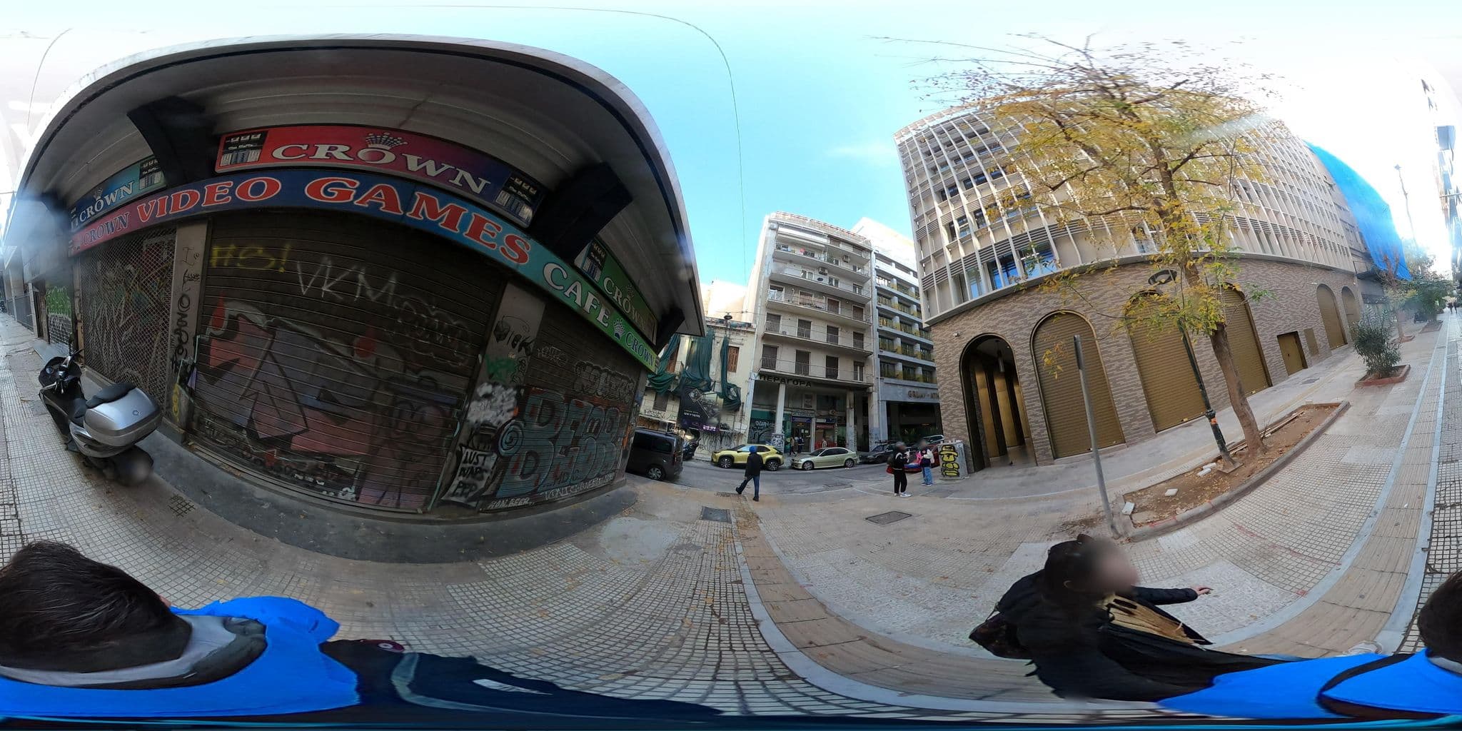 Street view near Great Athens, Athens — © thompsondt (CC BY-SA · Mapillary)