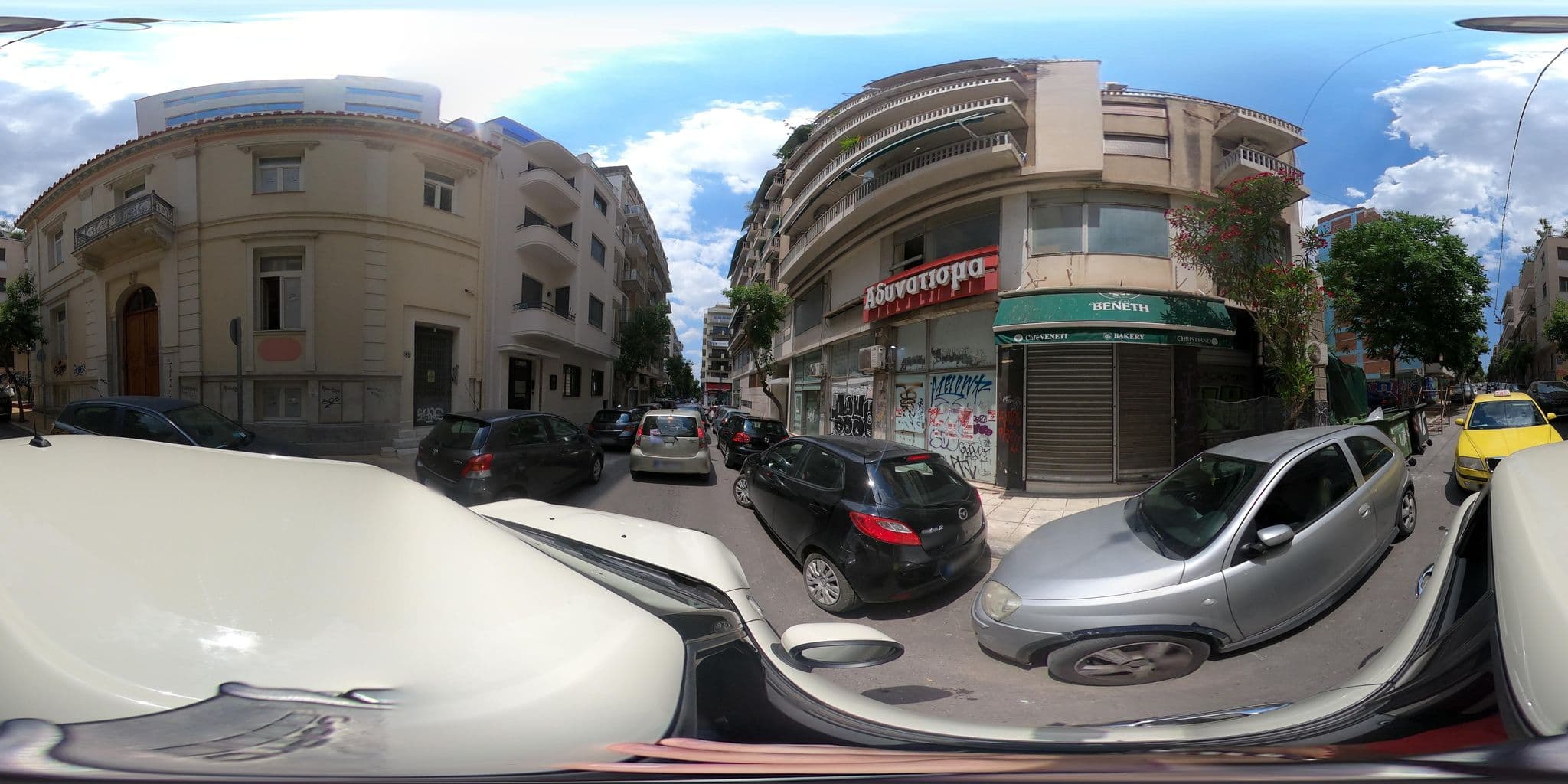 Street view near Diamona Suites, Kipséli — © cedionysis (CC BY-SA · Mapillary)