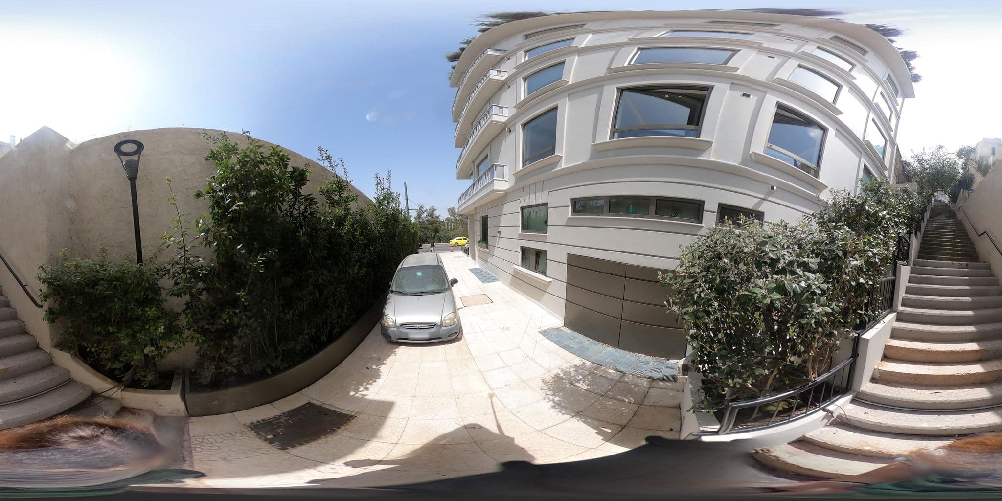Street view near The One Acropolis, Výronas — © alexbartzokas (CC BY-SA · Mapillary)