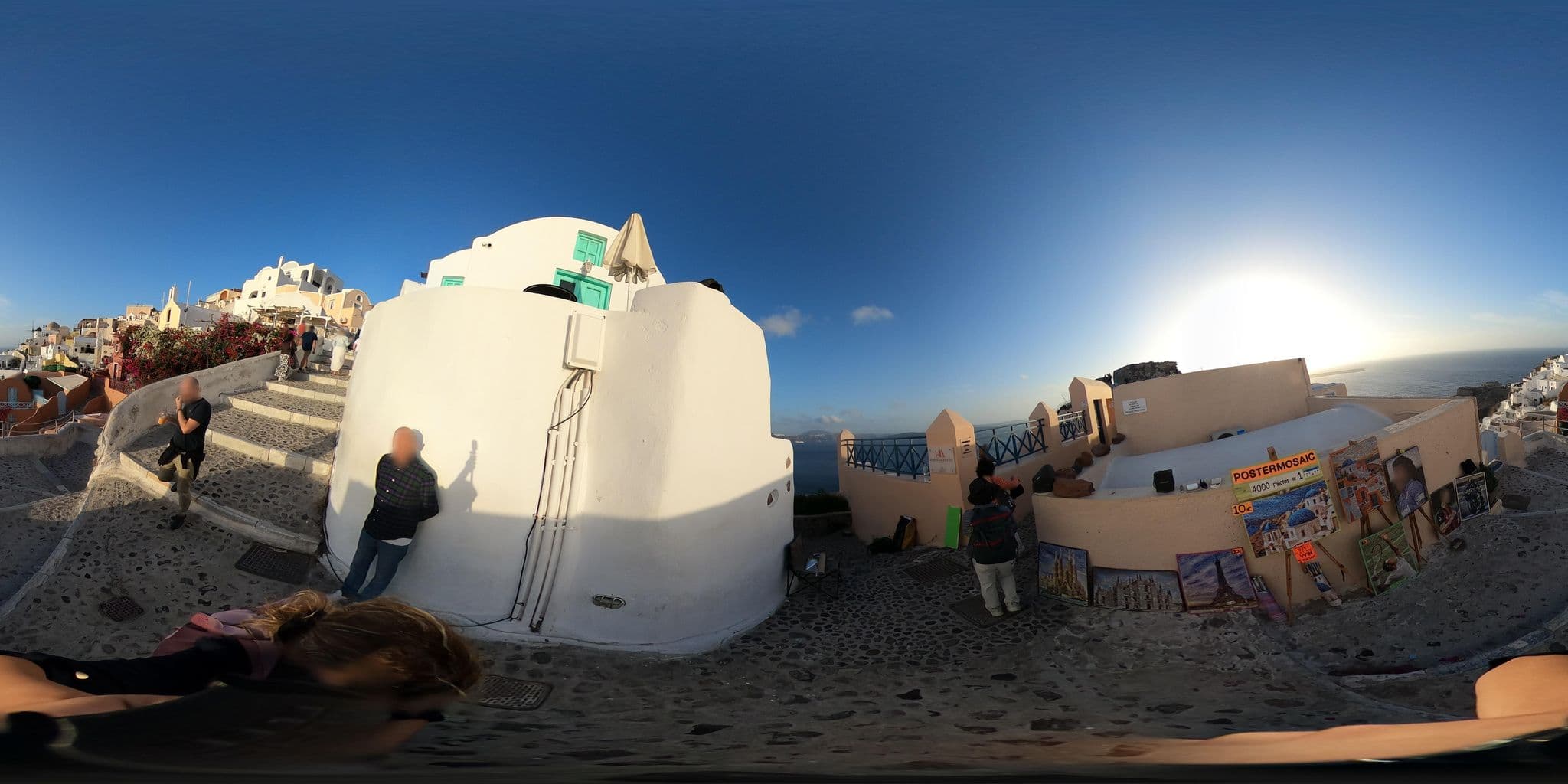 Street view near Kastro Oia Houses, Oía — © efikour (CC BY-SA · Mapillary)