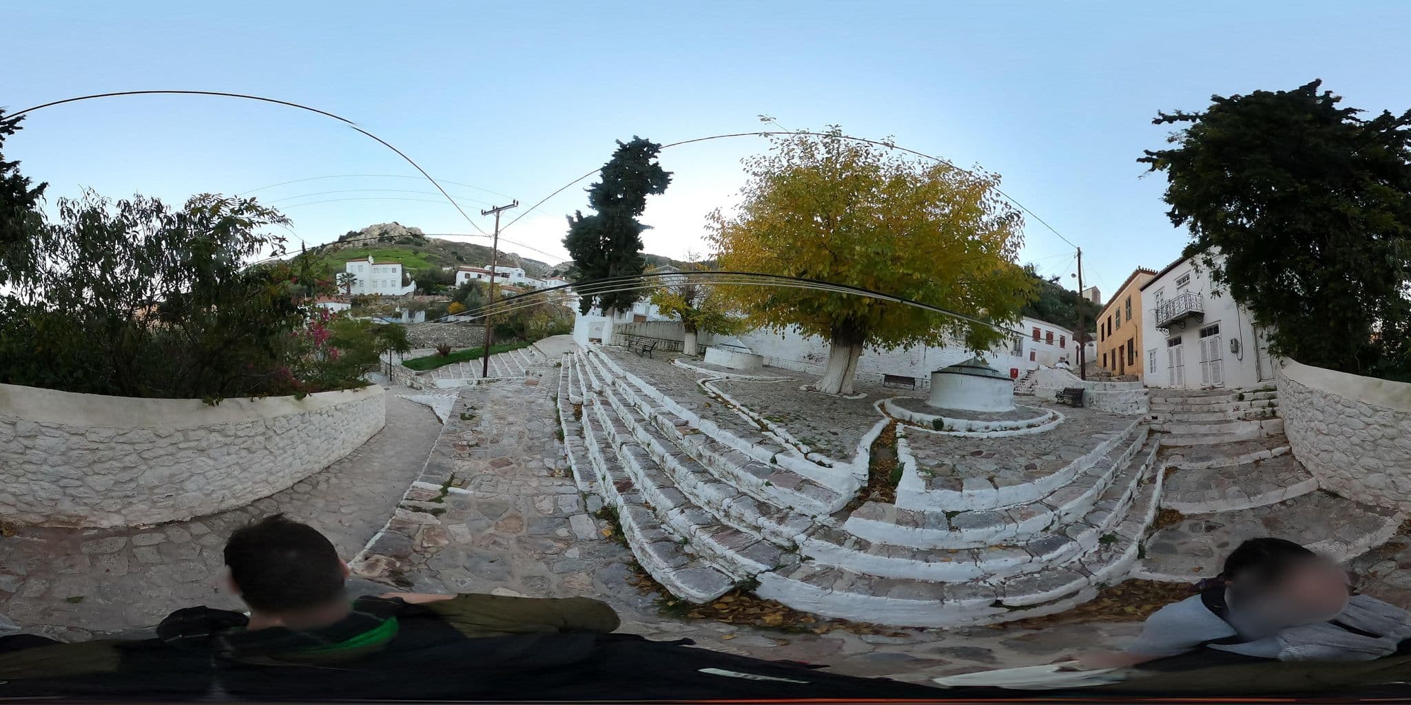Street view near Nef House, Ýdra — © thompsondt (CC BY-SA · Mapillary)