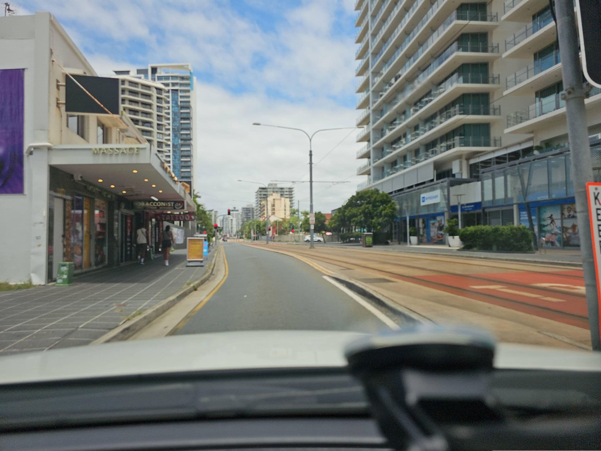 Street view near Gold Coast Hostel, Surfers Paradise — © Mooksey (CC BY-SA · Mapillary)