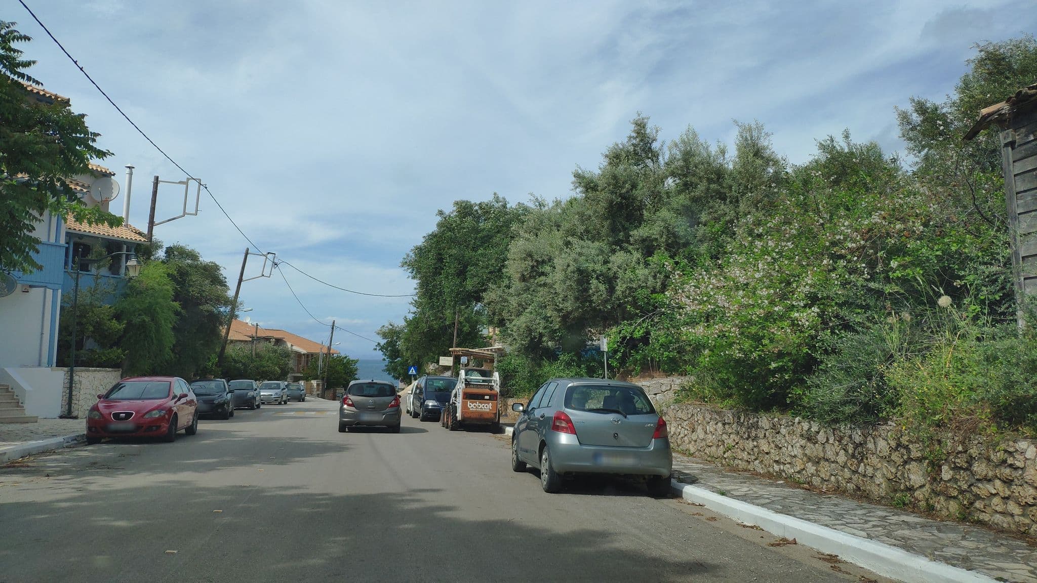 Street view near Hotel Agios Nikitas, Lefkáda — © pppetros (CC BY-SA · Mapillary)