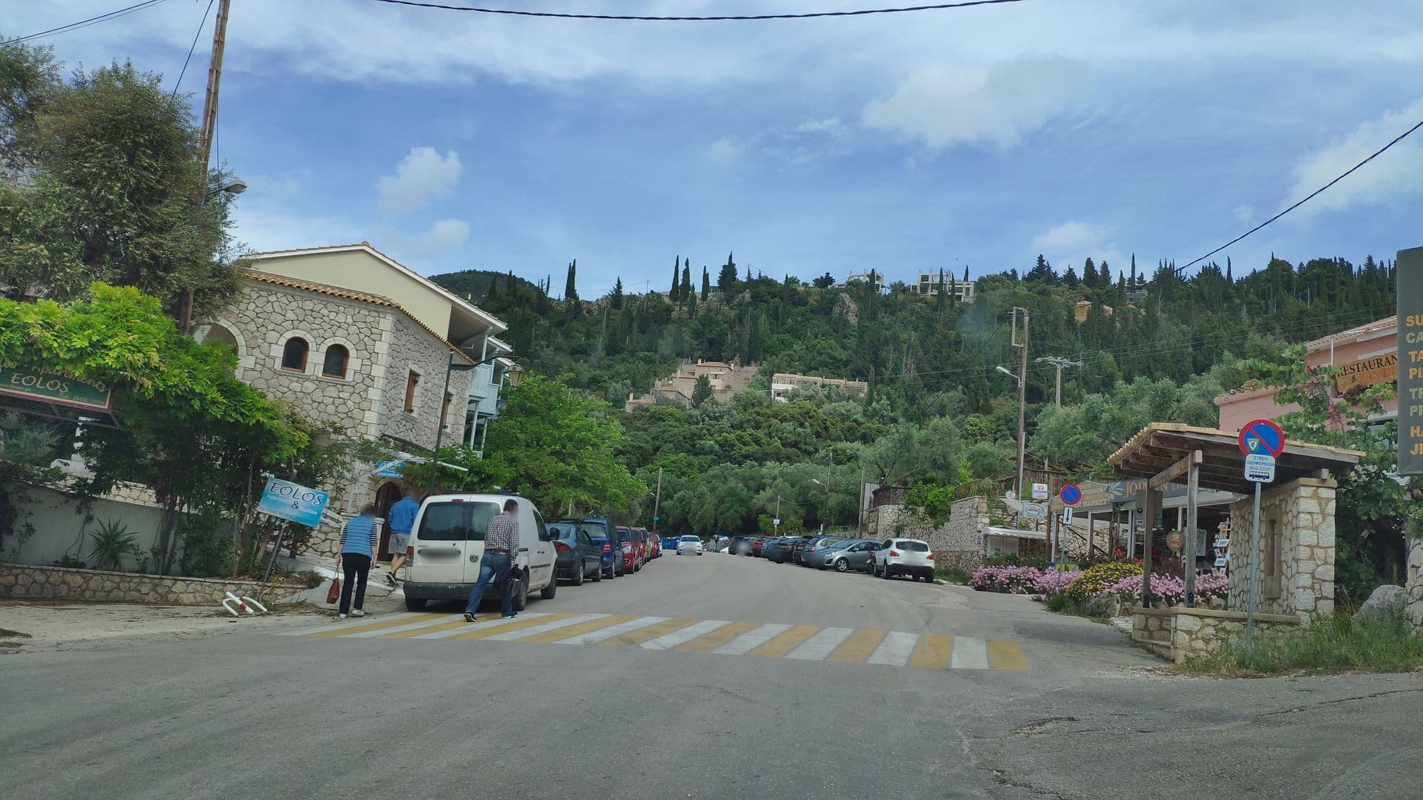 Street view near Pansion Vasso, Lefkáda — © pppetros (CC BY-SA · Mapillary)
