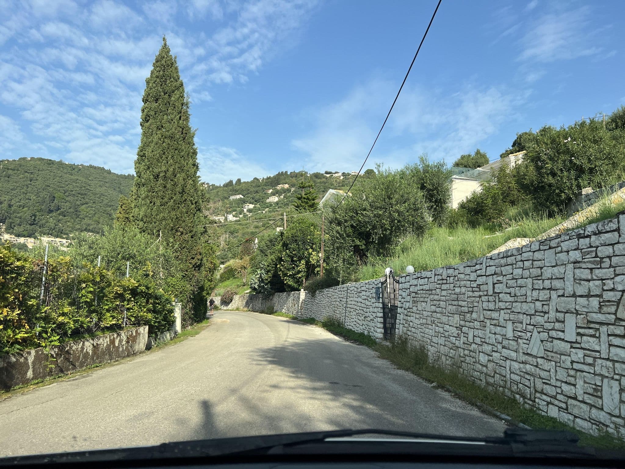 Street view near Villa Alkinoos, Acharávi — © VMConsulting (CC BY-SA · Mapillary)