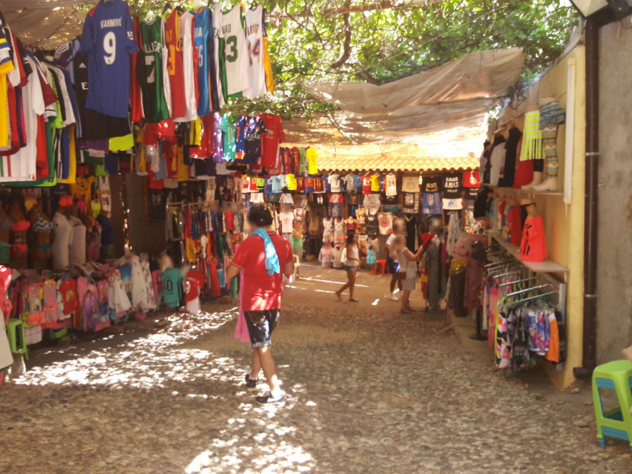 Street view near Attiki Hotel, Ródos