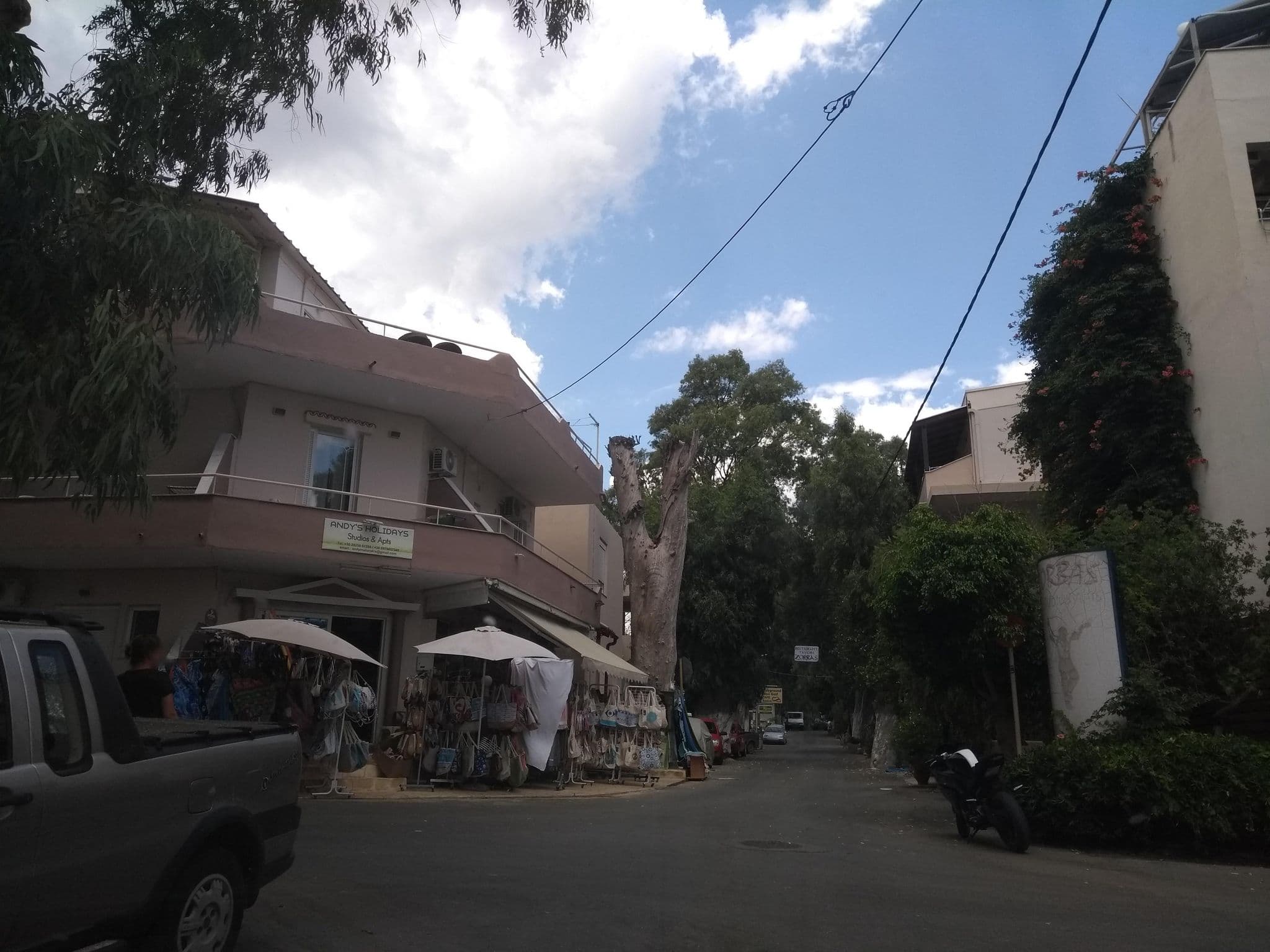 Street view near Hotel Zorbas, Georgioupolis