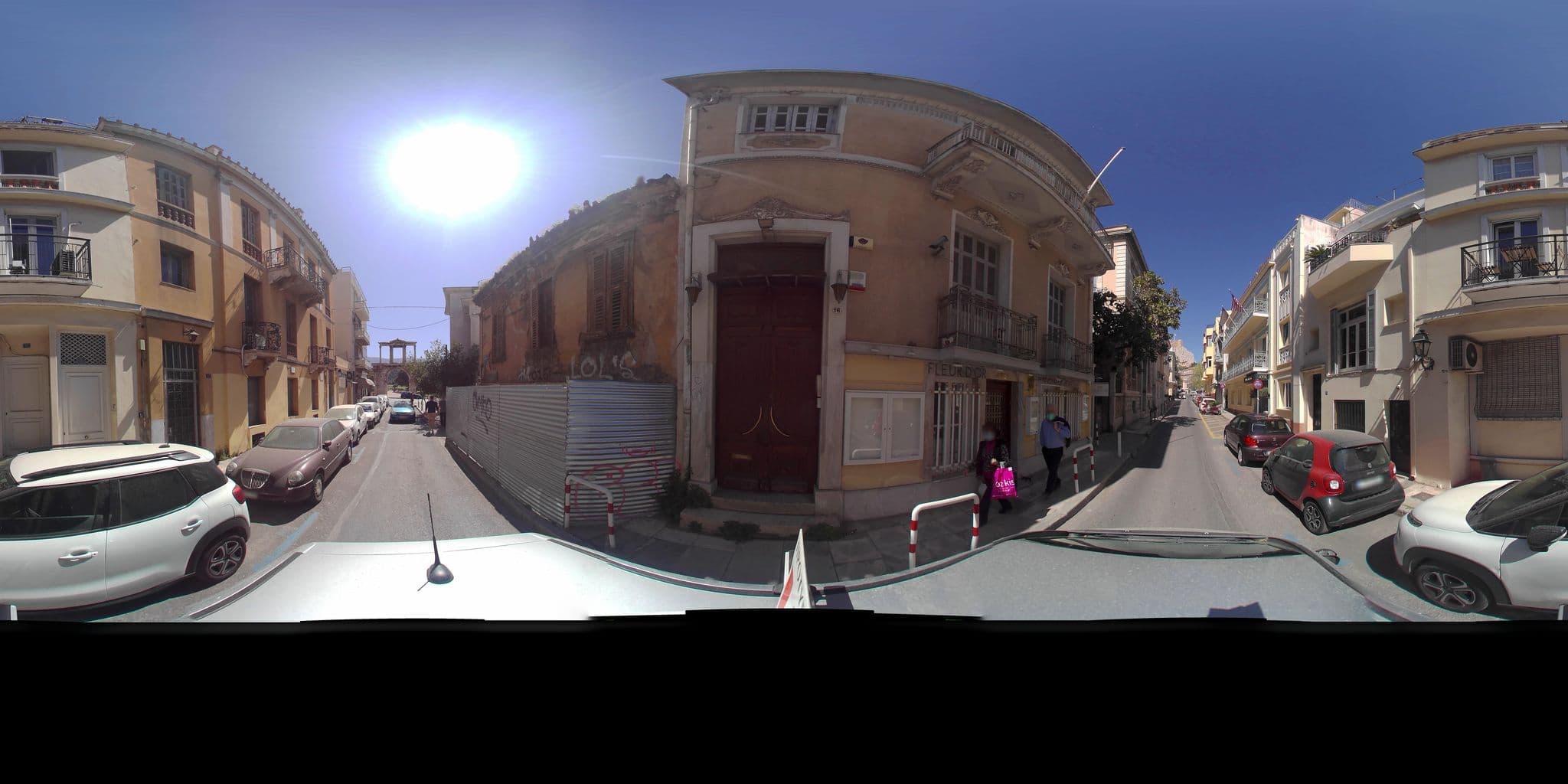 Street view near Home and Poetry, Athens — © zaf3kala (CC BY-SA · Mapillary)