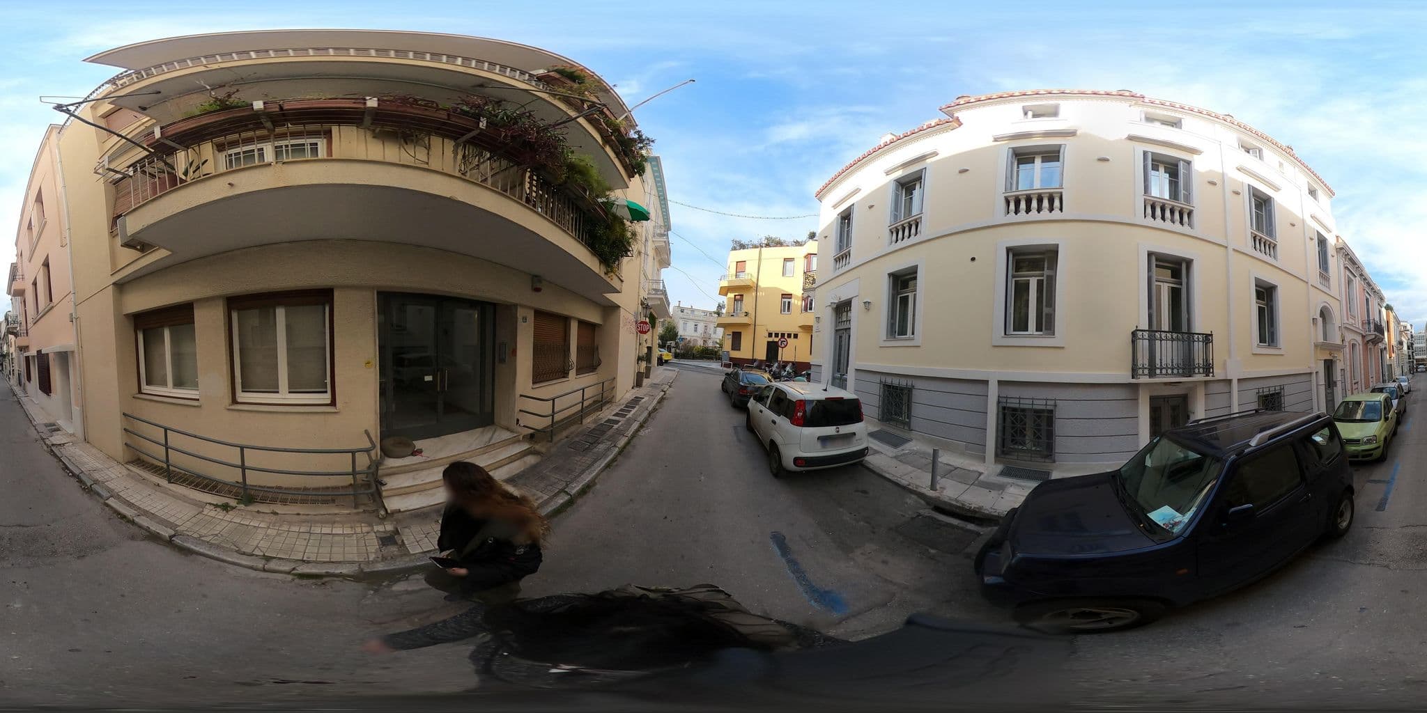 Street view near Plaka Arch Suites, Athens — © sokoukou (CC BY-SA · Mapillary)