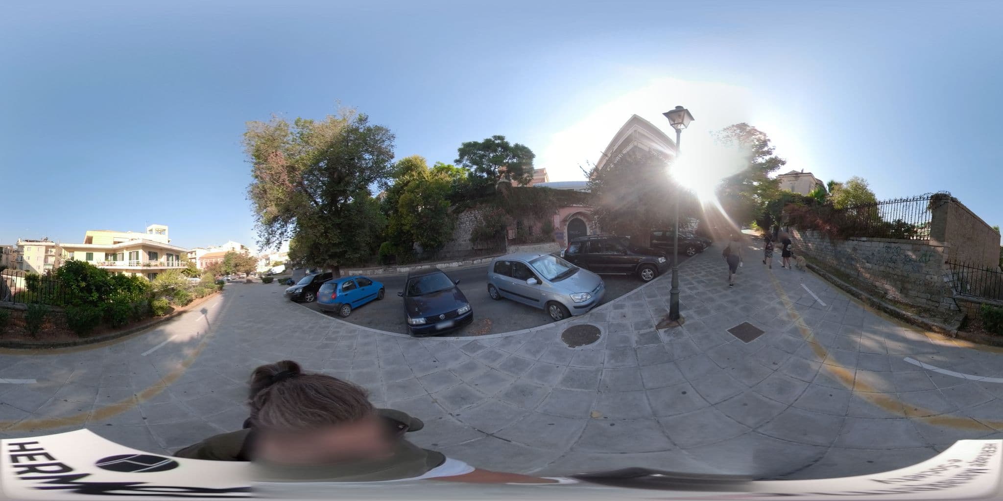 Street view near Hotel Bella Venezia, Corfu — © thodorisvakkas (CC BY-SA · Mapillary)