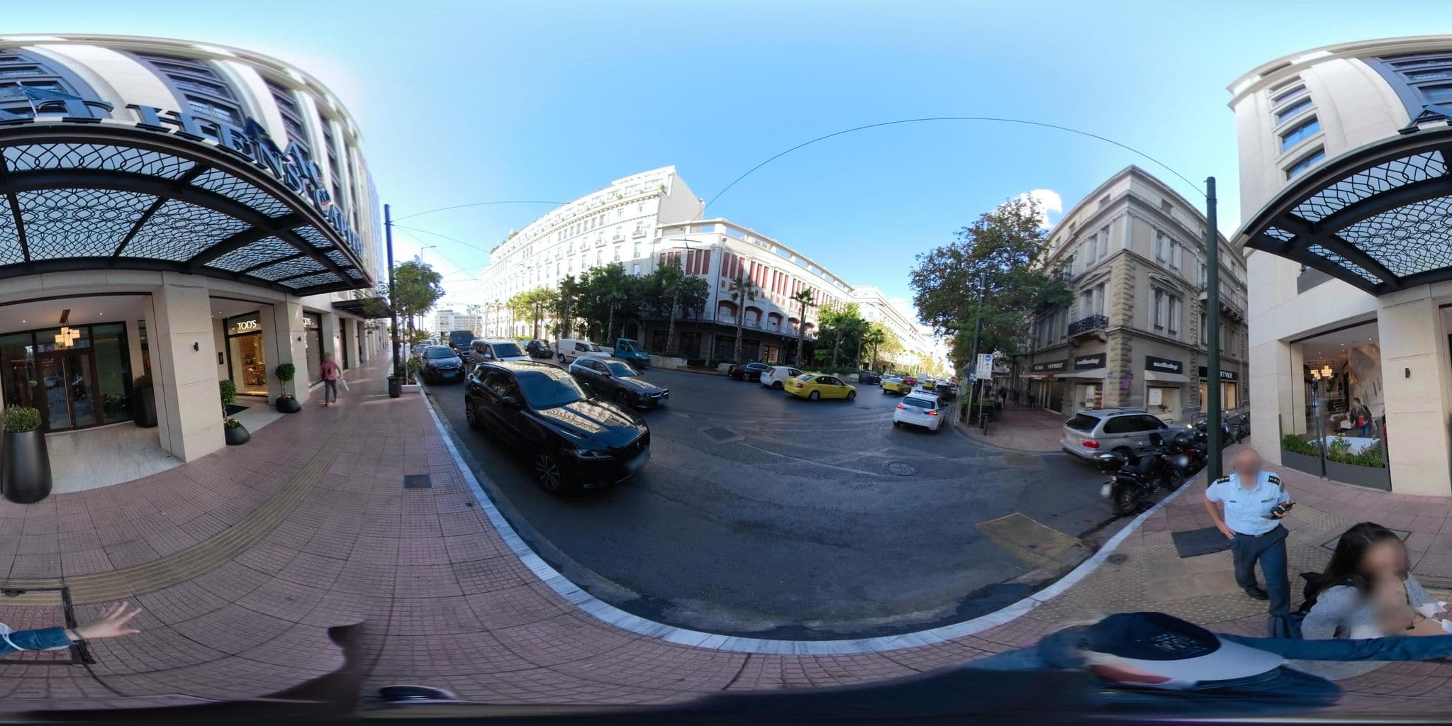 Street view near Athens Capital, Athens — © Vagelis (CC BY-SA · Mapillary)