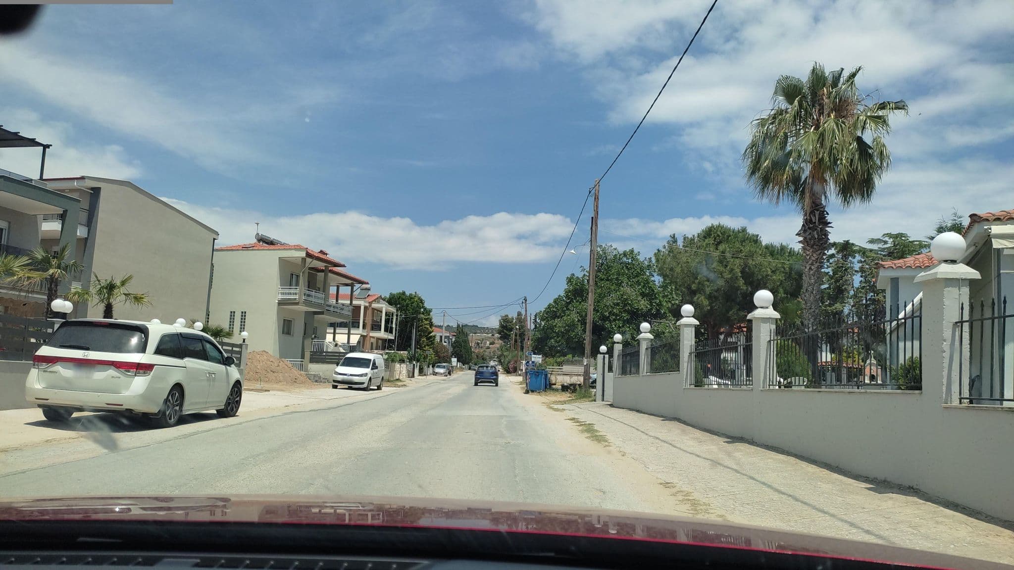 Street view near Dimitra, Níkiti