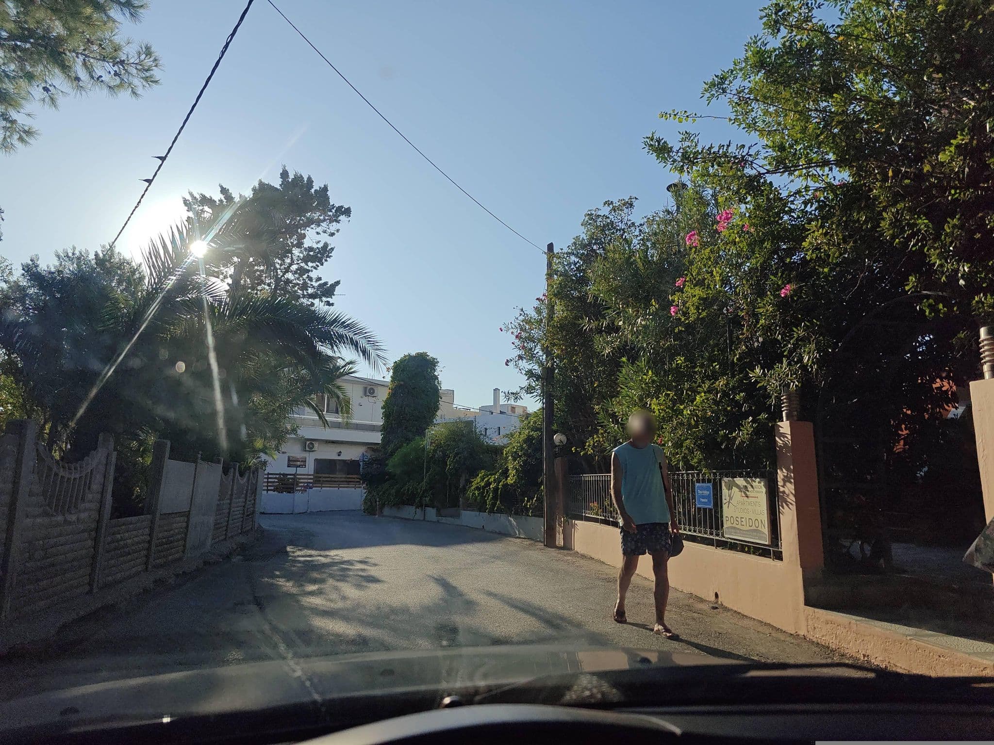 Street view near Poseidon, Palaióchora