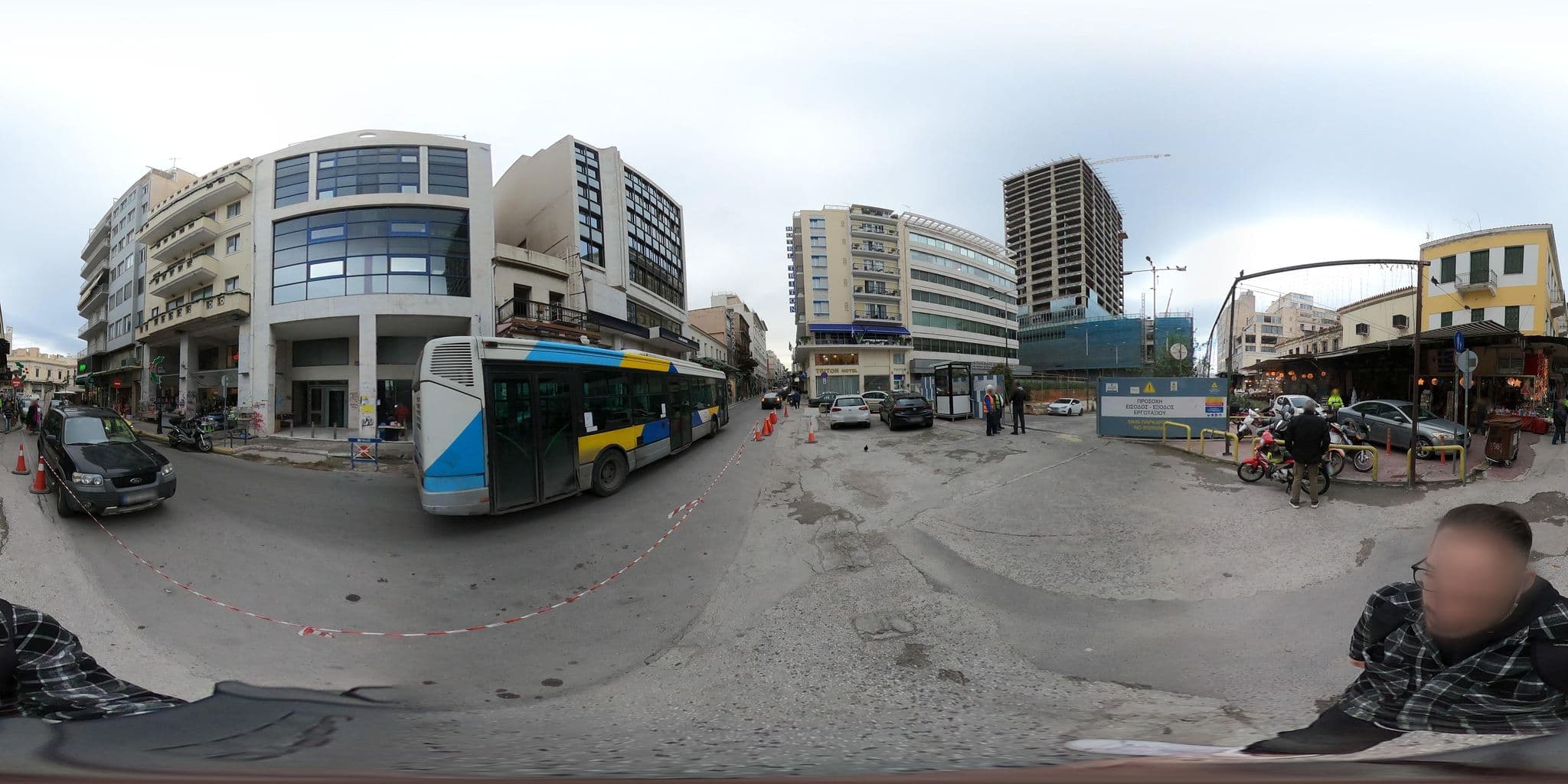 Street view near Triton Hotel Piraeus, Piraeus — © efikour (CC BY-SA · Mapillary)