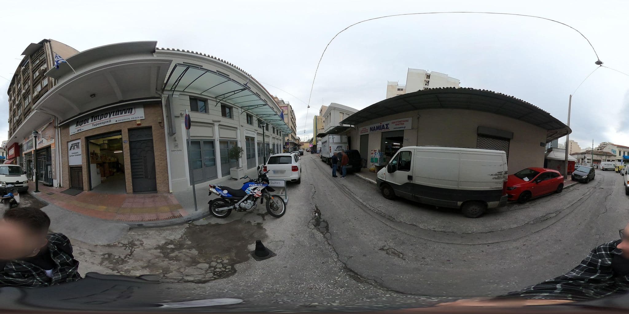 Street view near Gallery Residence, Piraeus — © efikour (CC BY-SA · Mapillary)