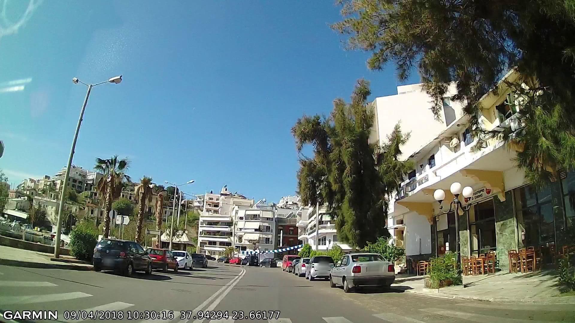 Street view near Hotel Carol, Piraeus — © pppetros (CC BY-SA · Mapillary)