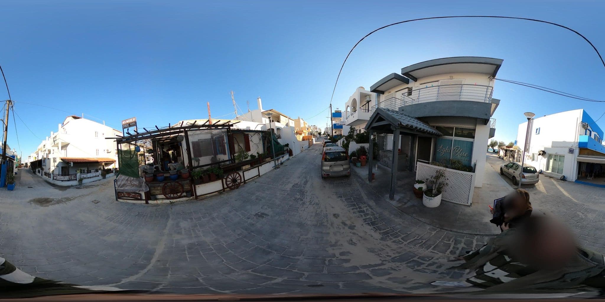 Street view near Athinas Studios, Antimácheia — © RoikosSA (CC BY-SA · Mapillary)