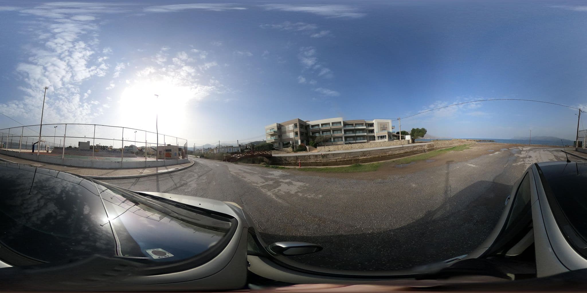 Street view near Nautilus Bay Hotel, Kíssamos — © alexbartzokas (CC BY-SA · Mapillary)