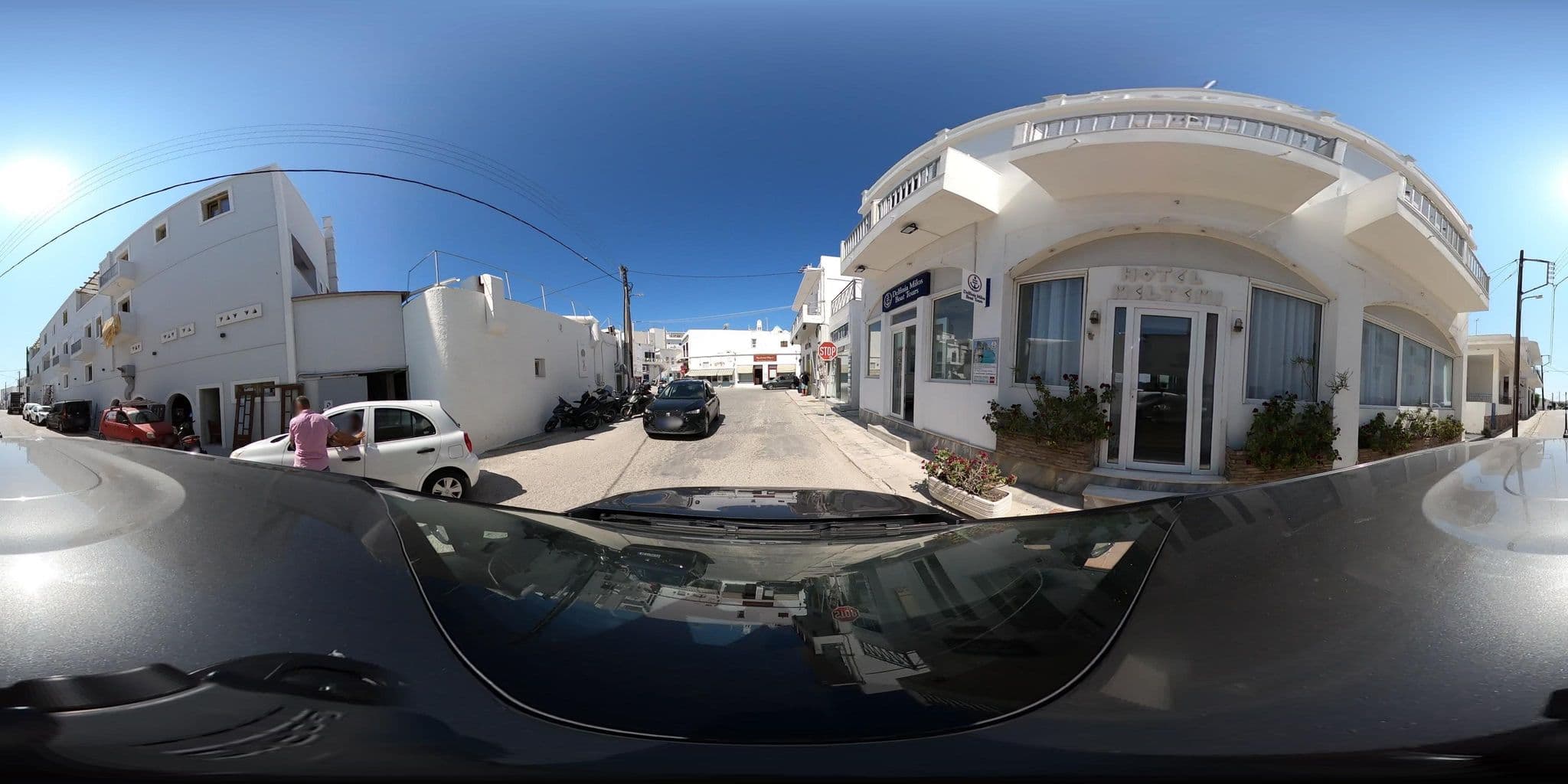 Street view near Portiani, Adámas