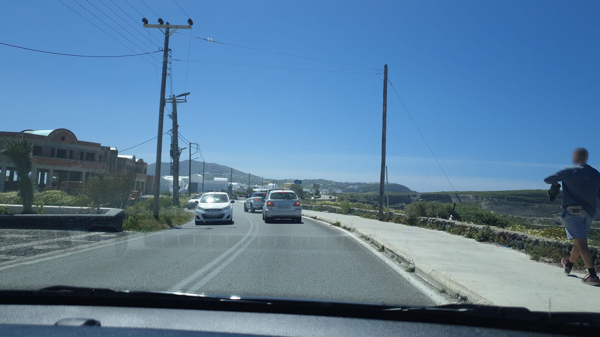 Street view near Astir Thira Hotel, Firá