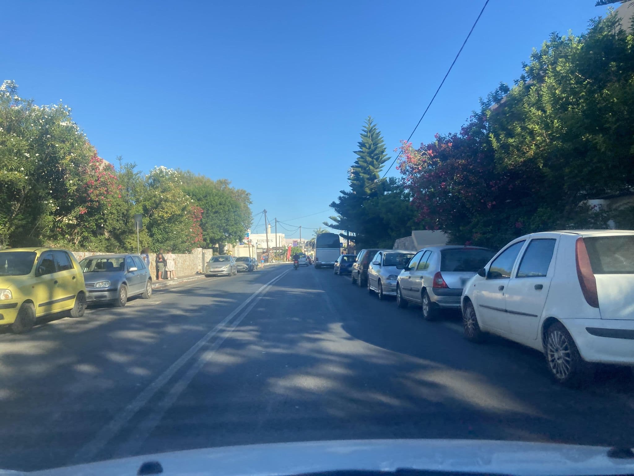 Street view near Santa Marina Beach Hotel, Galatás — © fod (CC BY-SA · Mapillary)