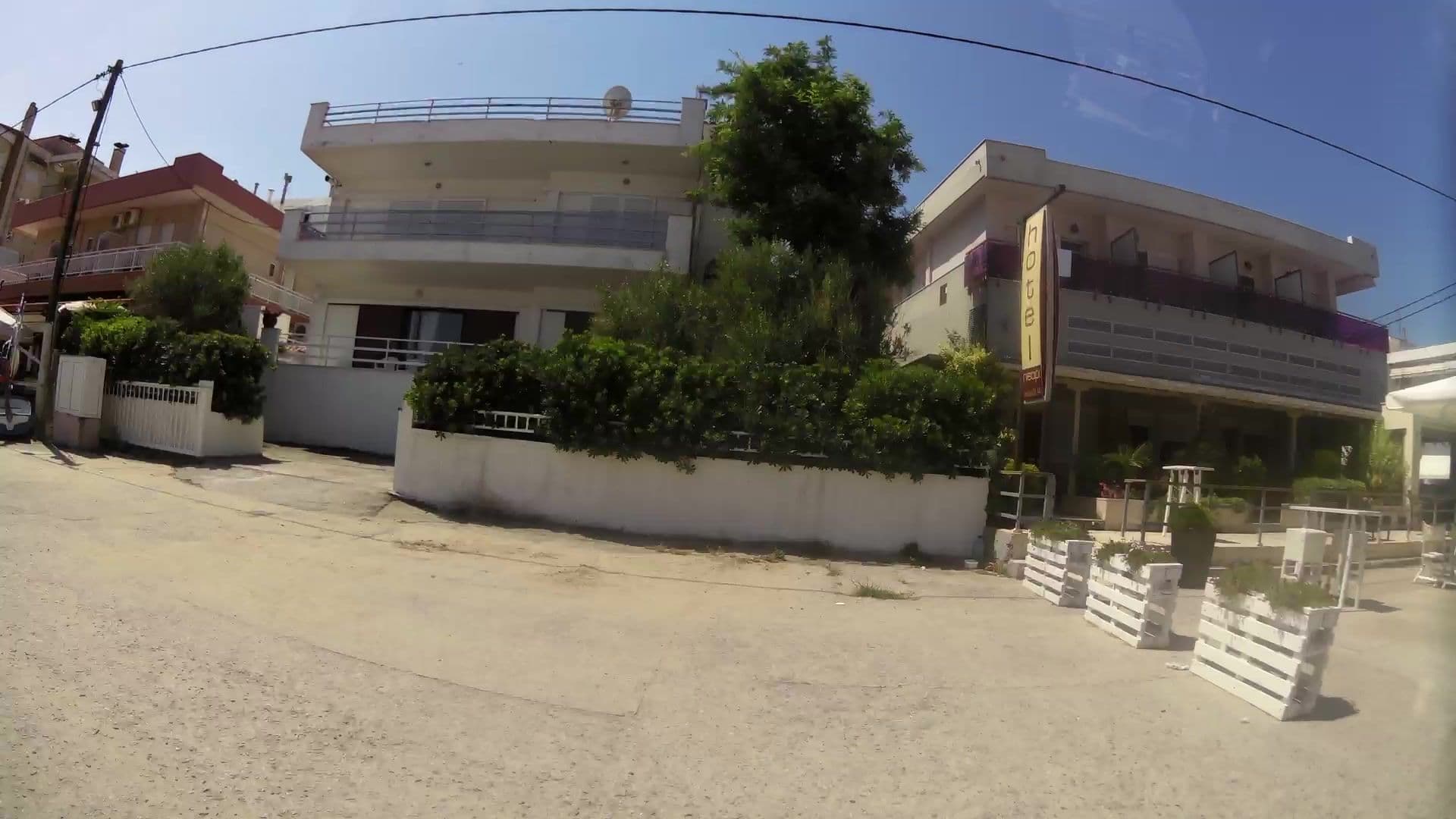 Street view near Hotel Pithari, Agía Triáda — © kaartcam (CC BY-SA · Mapillary)