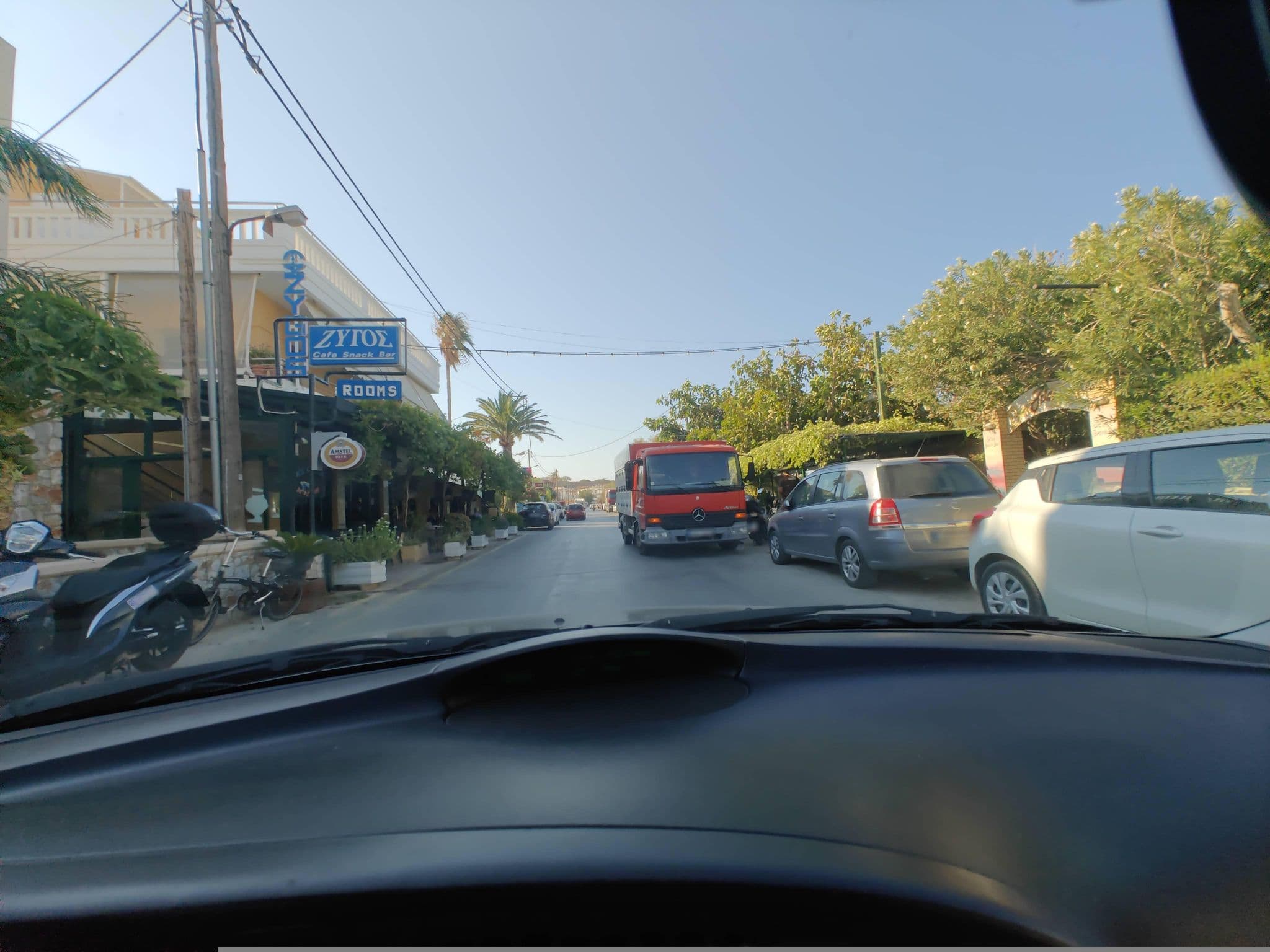 Street view near Poseidon, Palaióchora