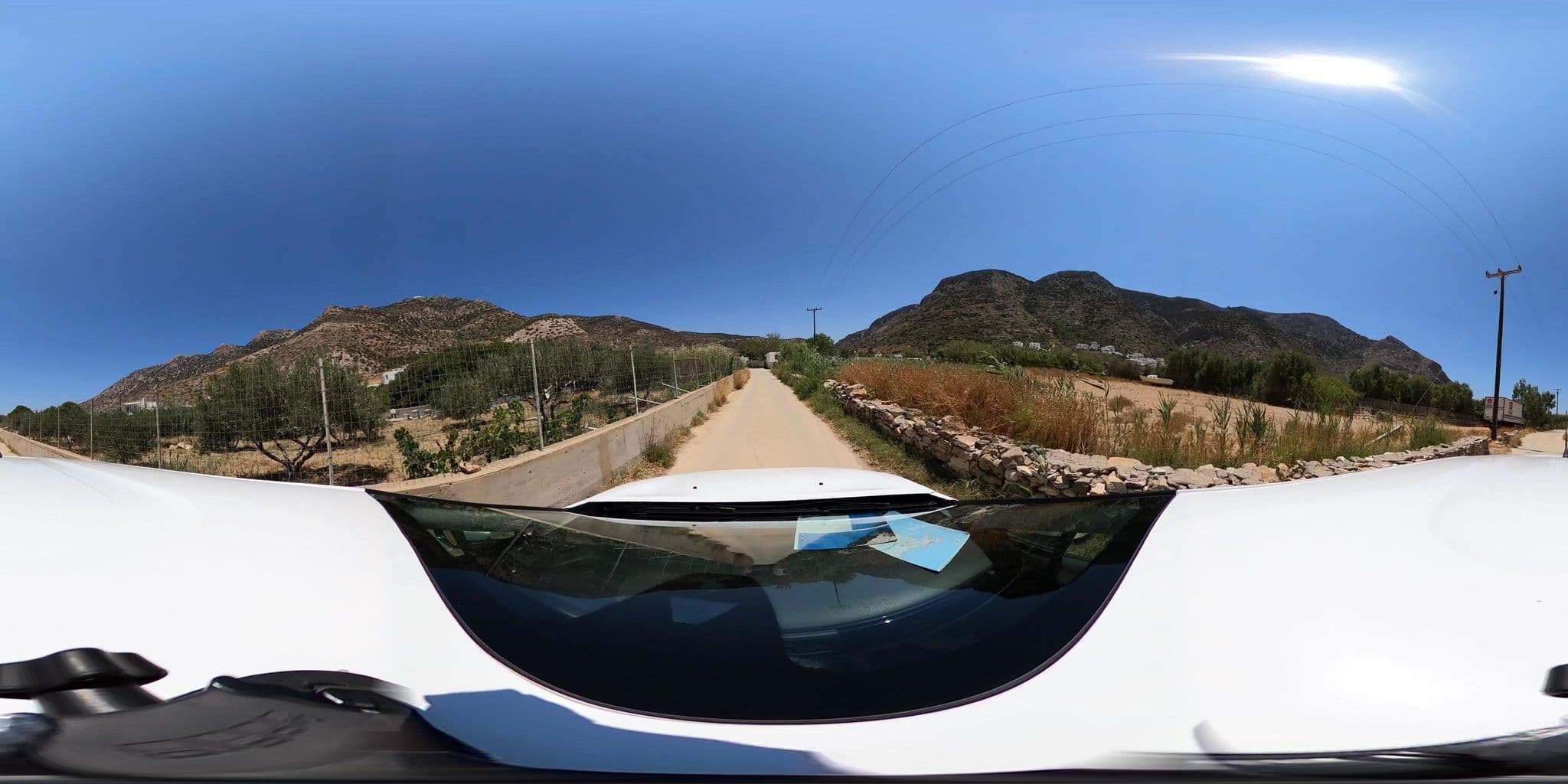 Street view near Camping Makis, Adámas