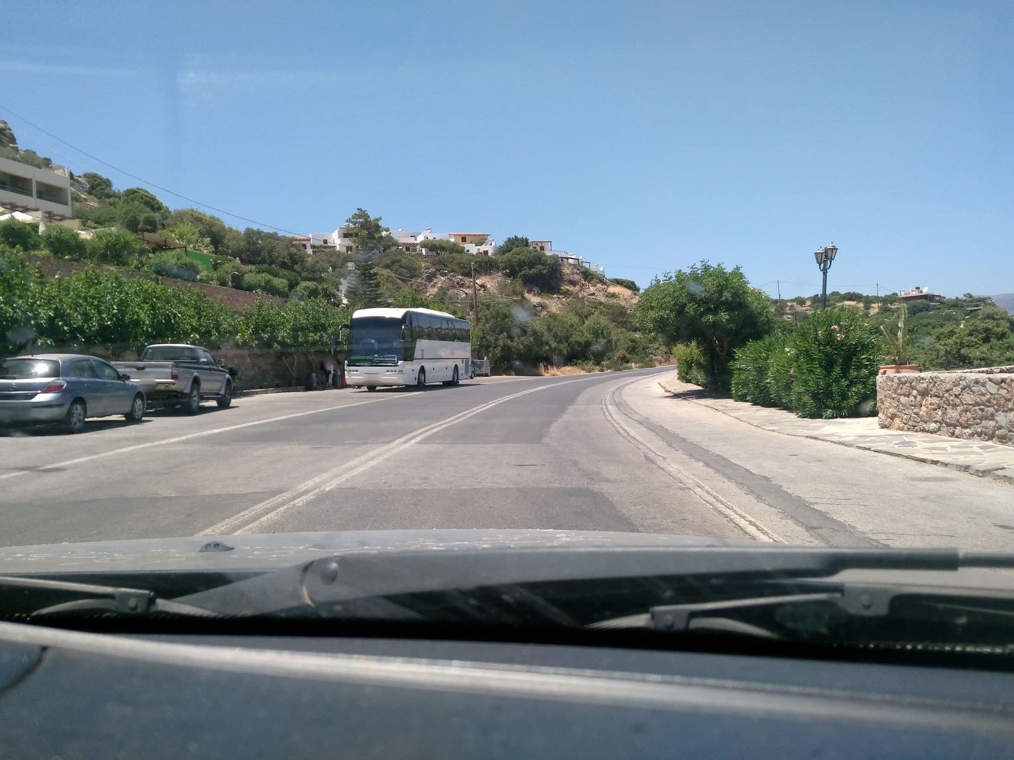 Street view near Blue Marine Resort & Spa, Ágios Nikólaos — © grkpete (CC BY-SA · Mapillary)
