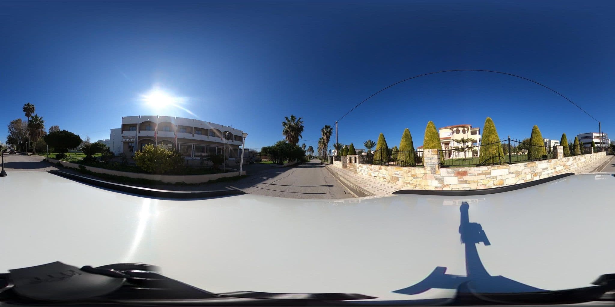 Street view near Bahamas hotel, Kos