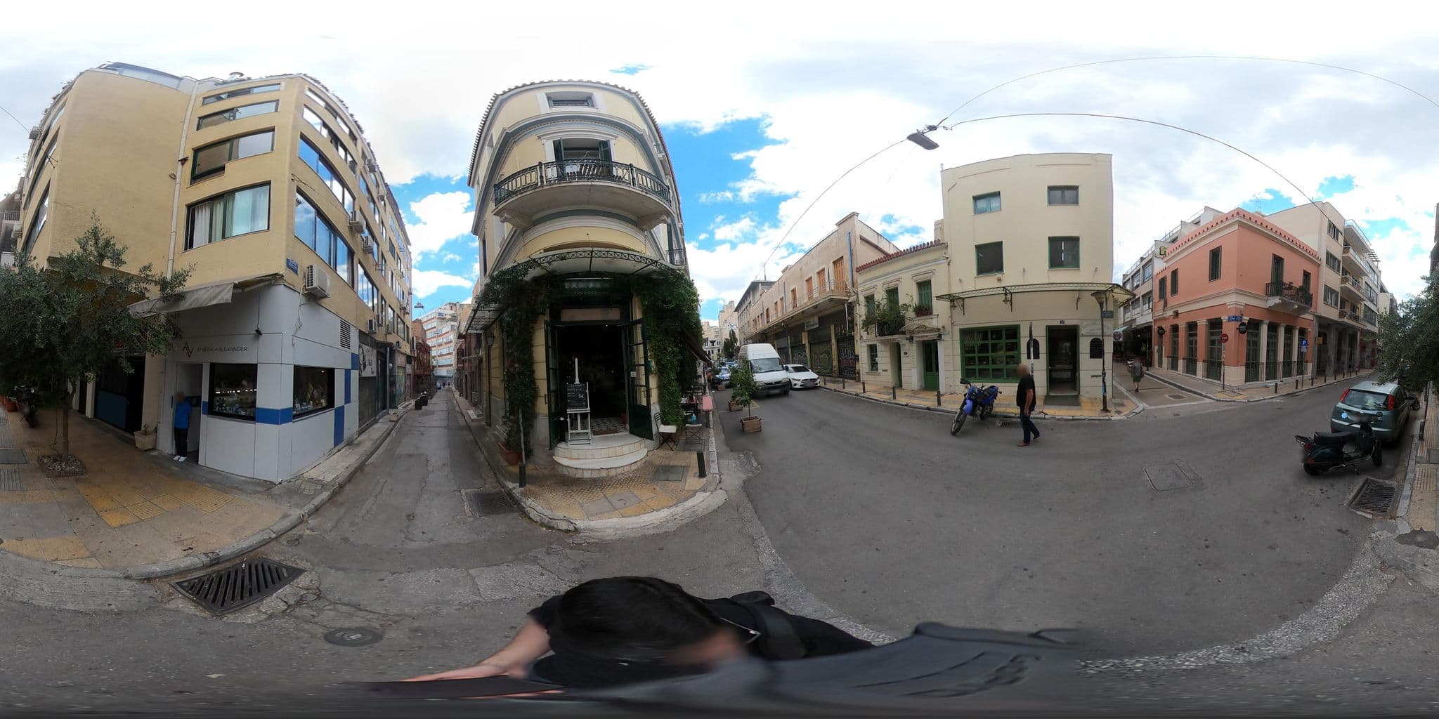 Street view near Royalty Suites, Athens — © alexbartzokas (CC BY-SA · Mapillary)