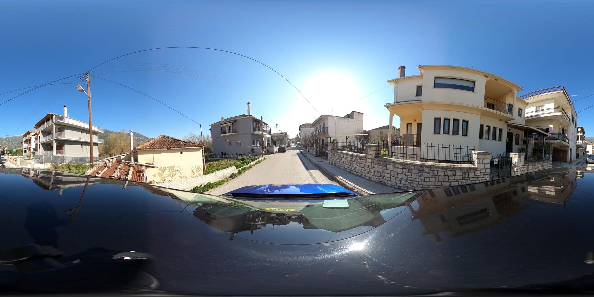 Street view near Domus Inn, Eksochí — © supco_survey (CC BY-SA · Mapillary)