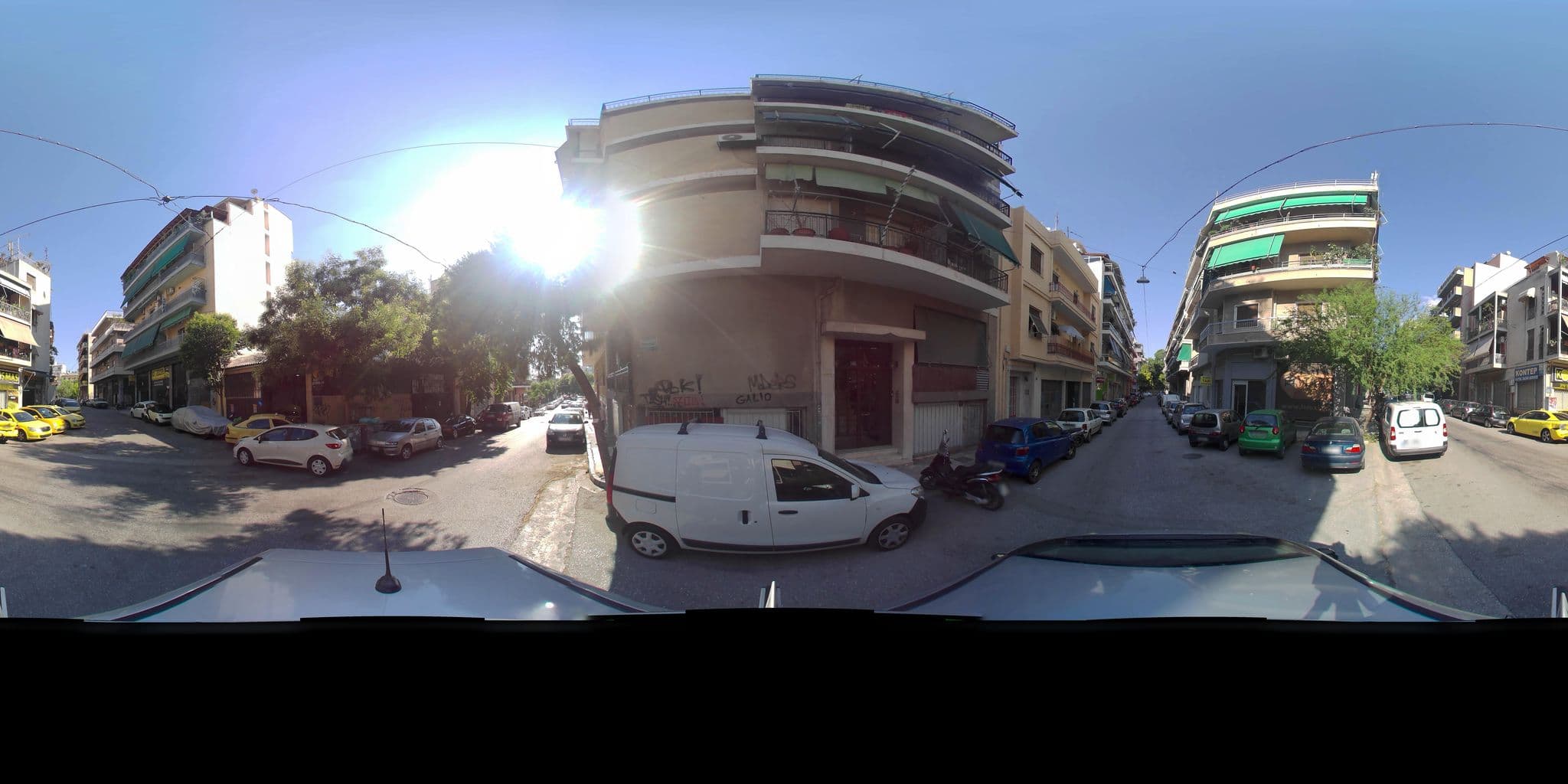 Street view near Athens Signature, Dhafní — © zaf3kala (CC BY-SA · Mapillary)