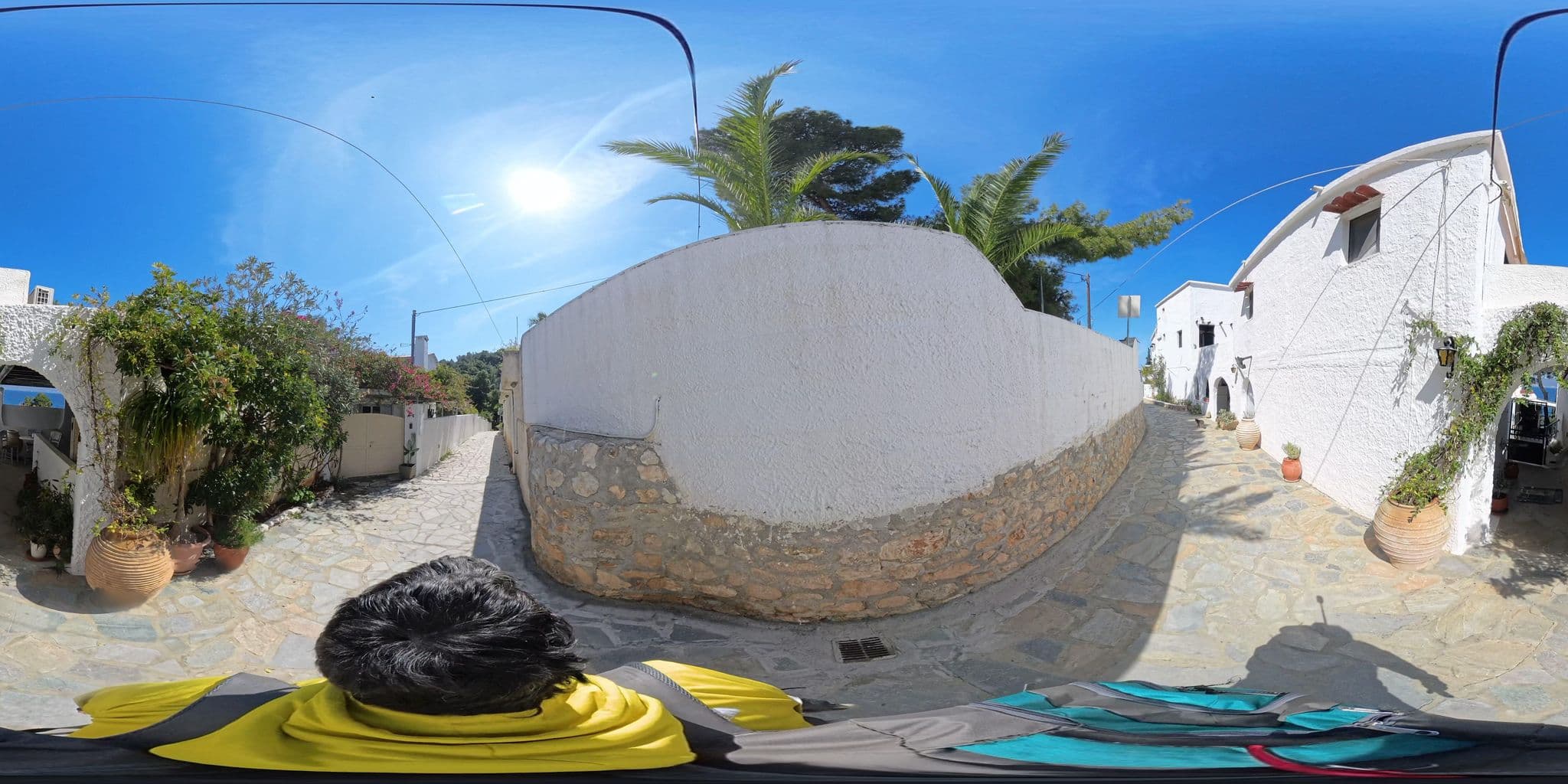 Street view near Agistri Club Hotel, Agkístri — © NickGar (CC BY-SA · Mapillary)