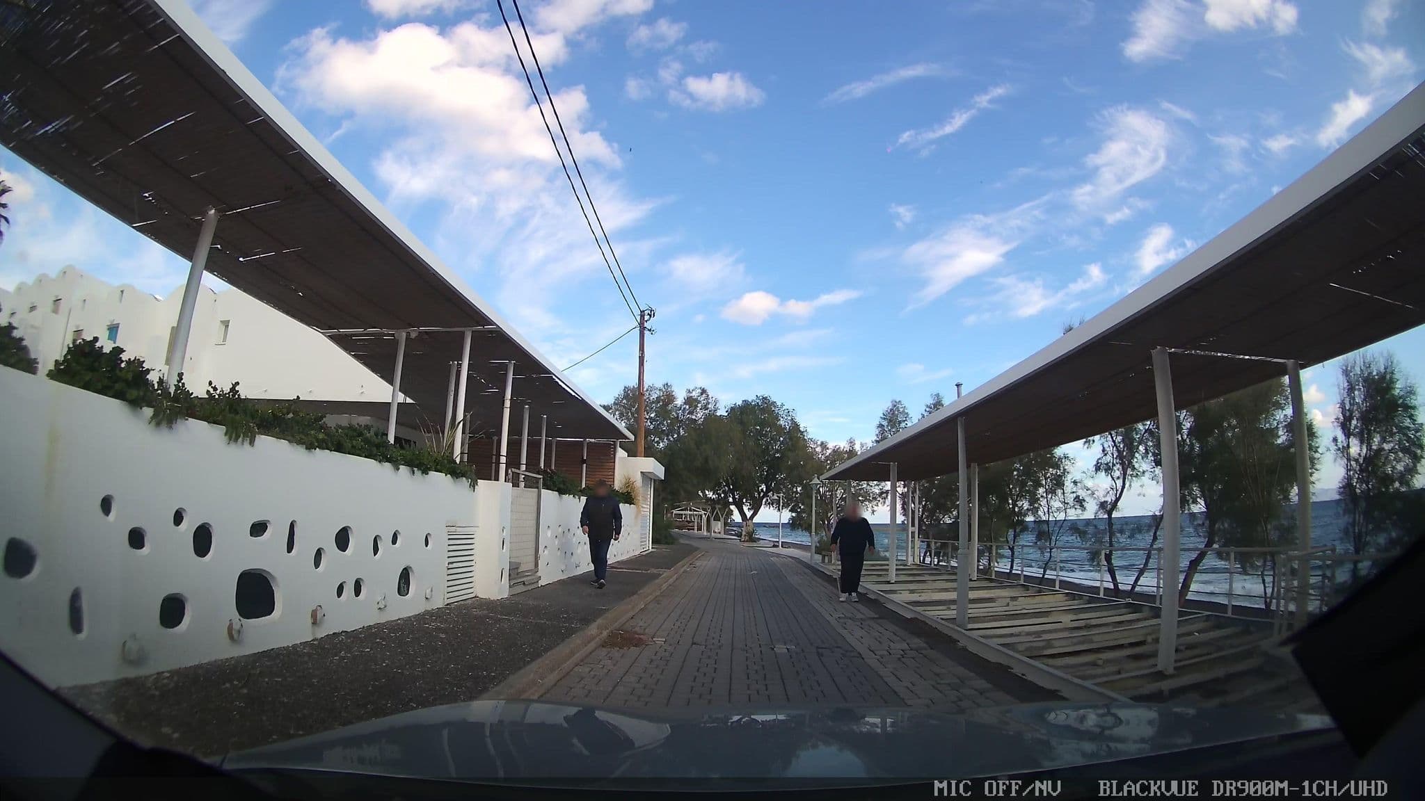 Street view near Kamari Beach, Emporeío — © jthnz (CC BY-SA · Mapillary)