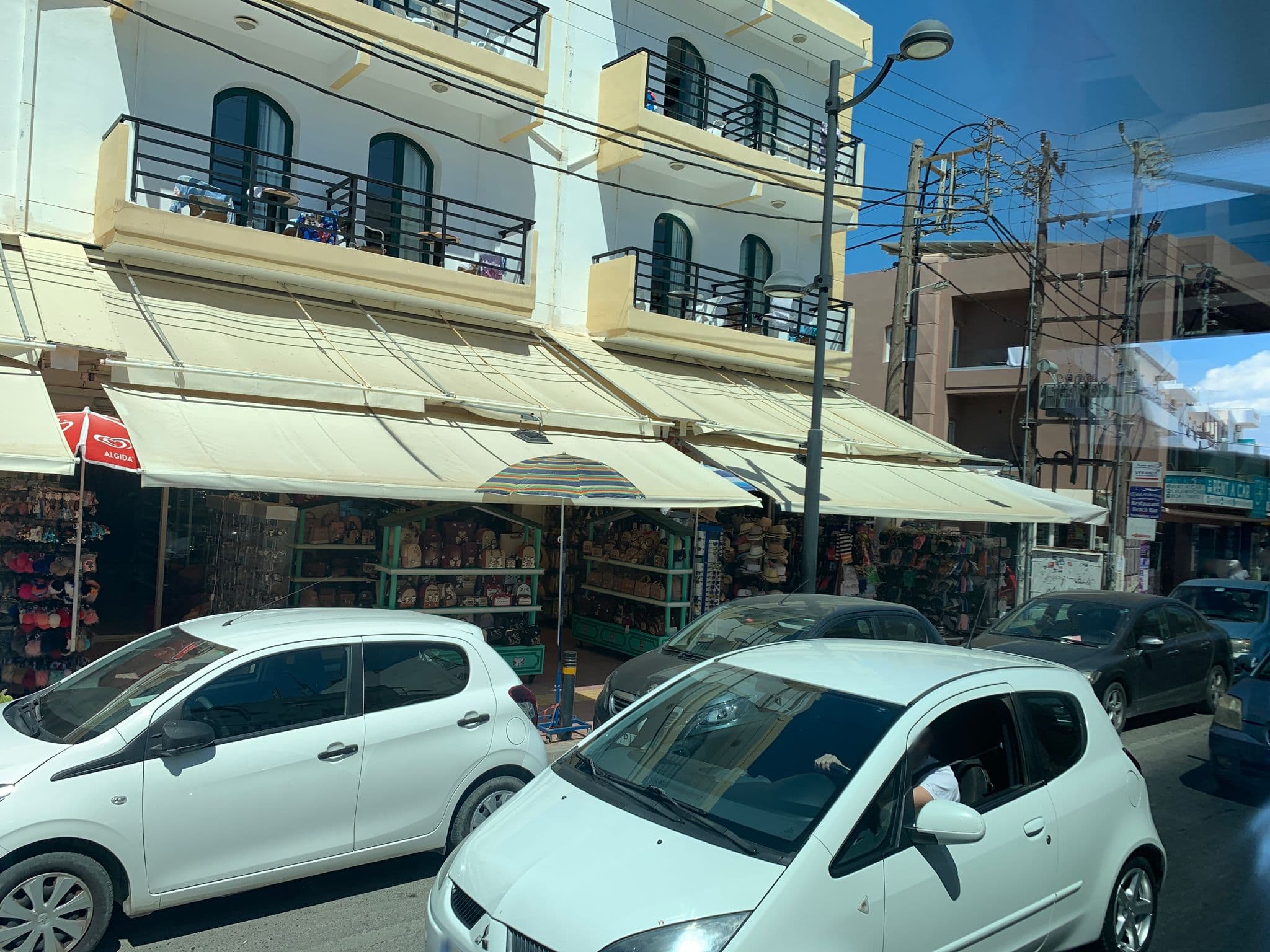 Street view near Thalia Hotel, Limín Khersonísou — © chicc0 (CC BY-SA · Mapillary)
