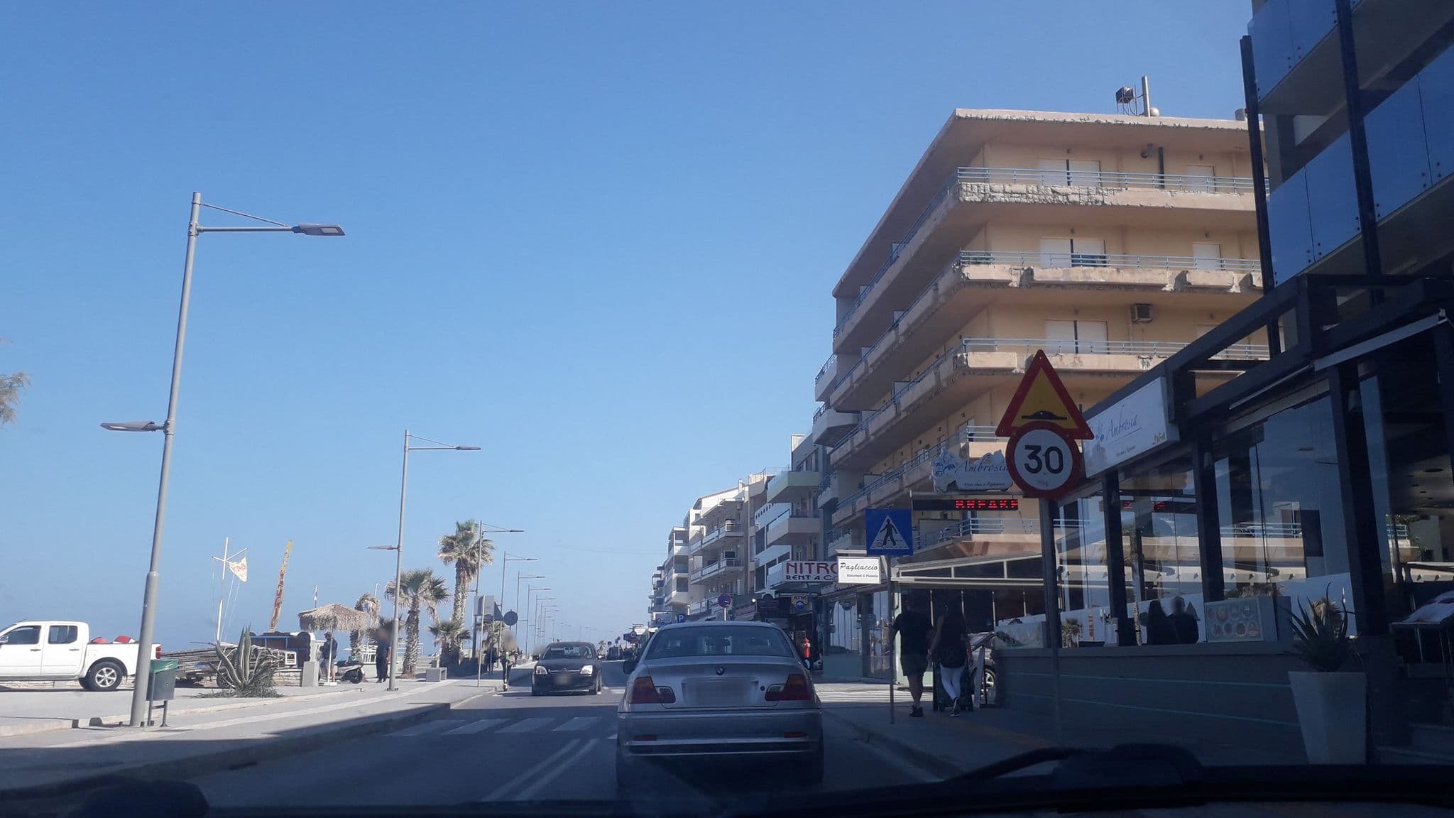 Street view near Steris Elegant Hotel, Rethymno