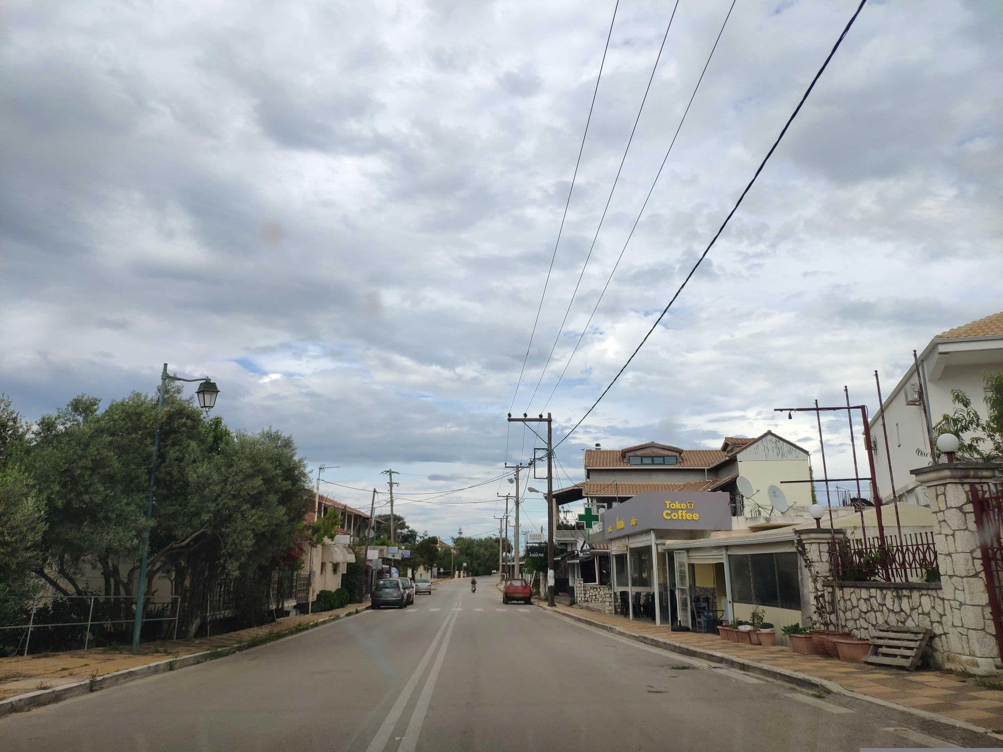 Street view near Pansion Filoxenia, Lefkáda — © pppetros (CC BY-SA · Mapillary)