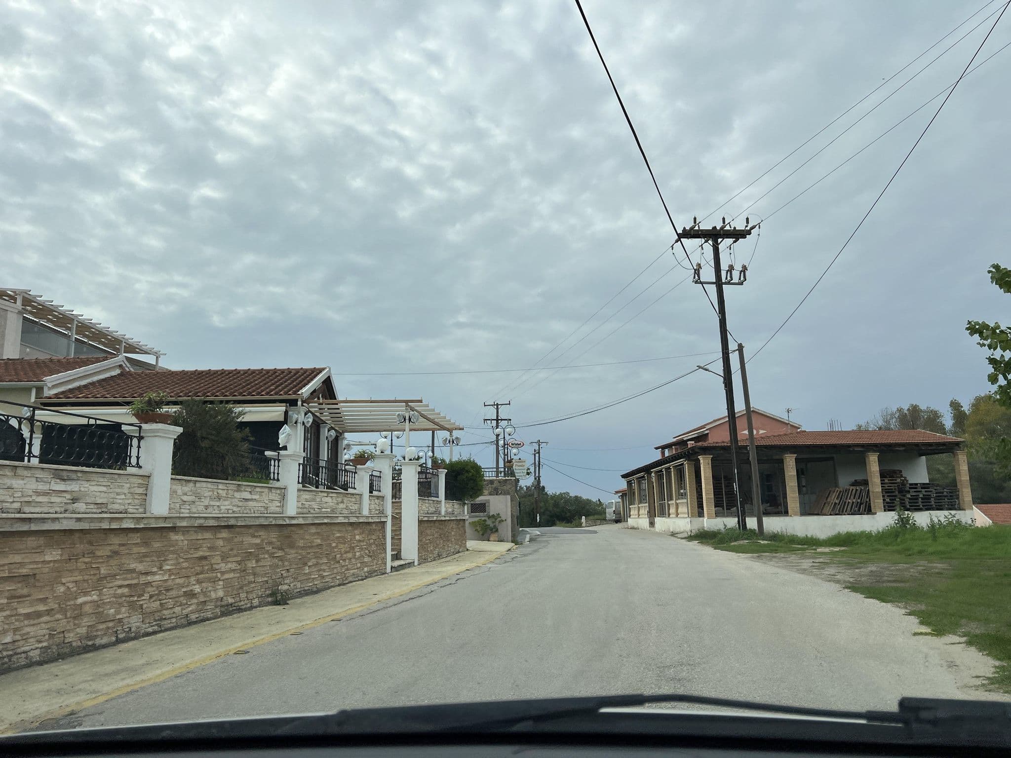 Street view near Perros hotel, Agios Georgis