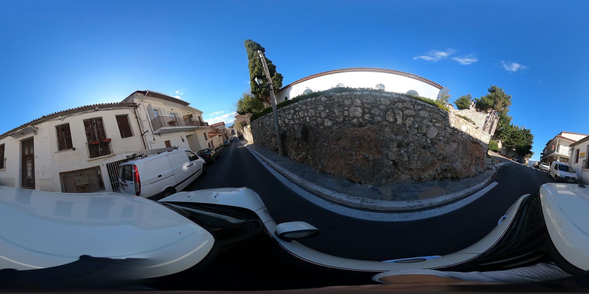 Street view near Tholos, Delphi — © cedionysis (CC BY-SA · Mapillary)