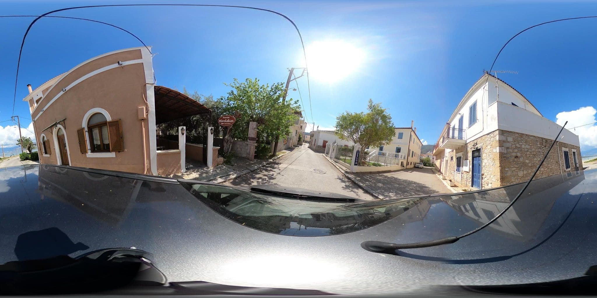Street view near Pension Hirolakas, Galaxídhion — © RoikosSA (CC BY-SA · Mapillary)