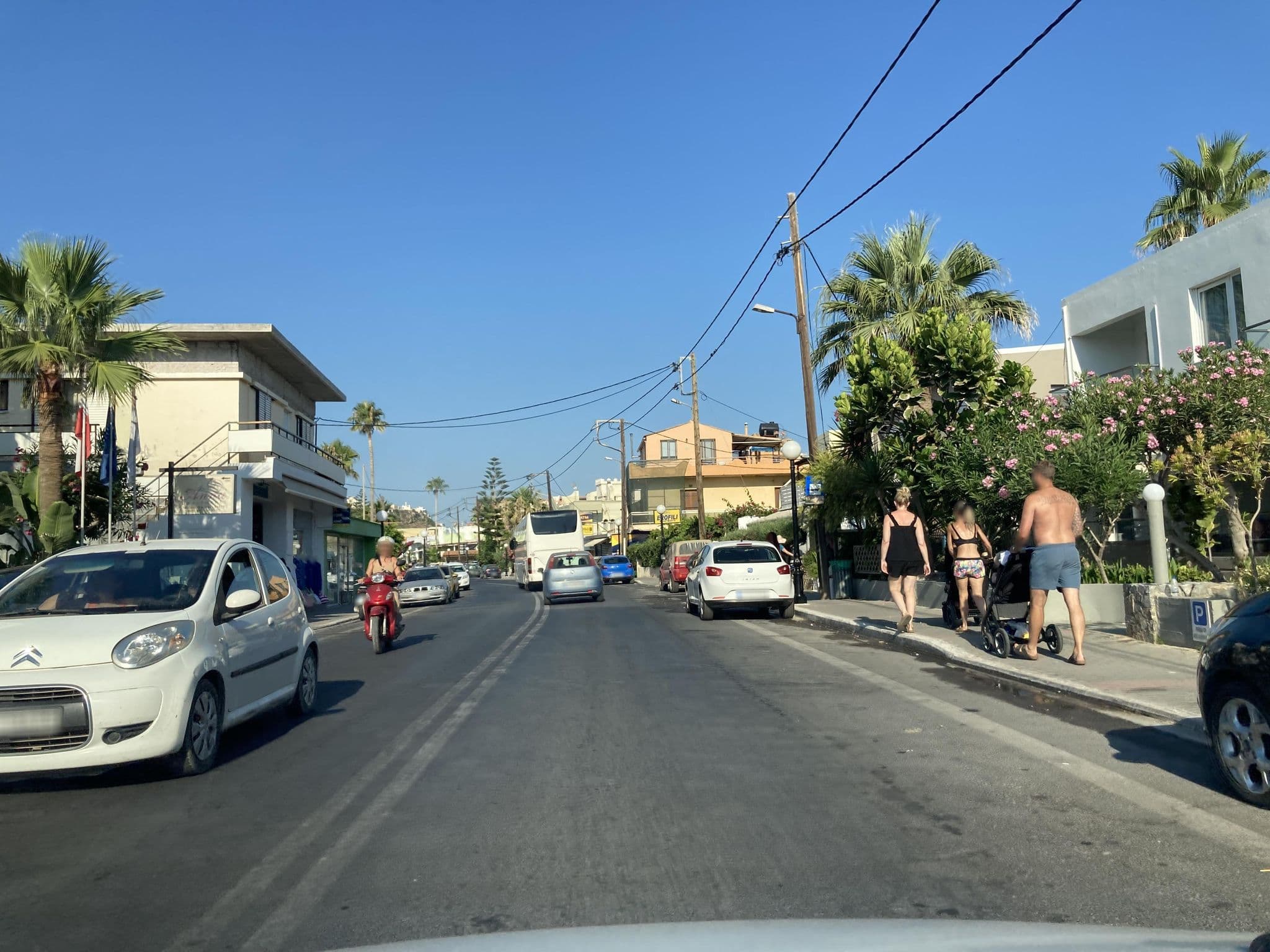 Street view near Solimar Turquoise by beach, Galatás — © fod (CC BY-SA · Mapillary)
