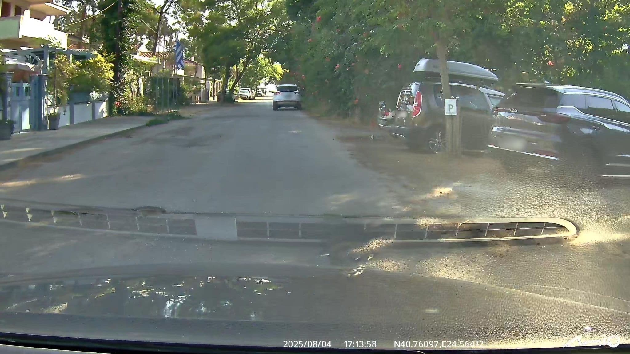 Street view near Villa Anais, Prínos — © puky (CC BY-SA · Mapillary)