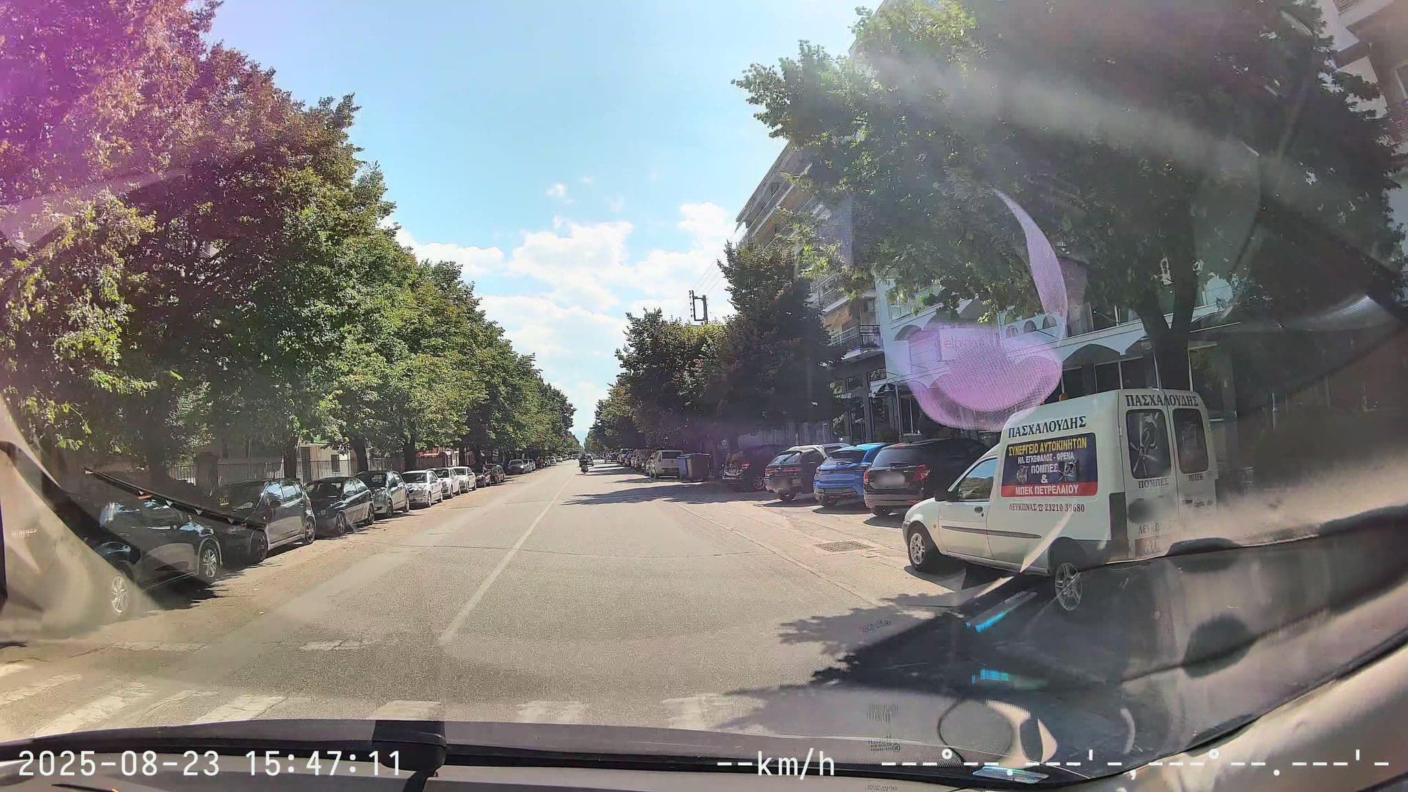 Street view near Hotel Elpida, Sérres — © sm4rk0 (CC BY-SA · Mapillary)