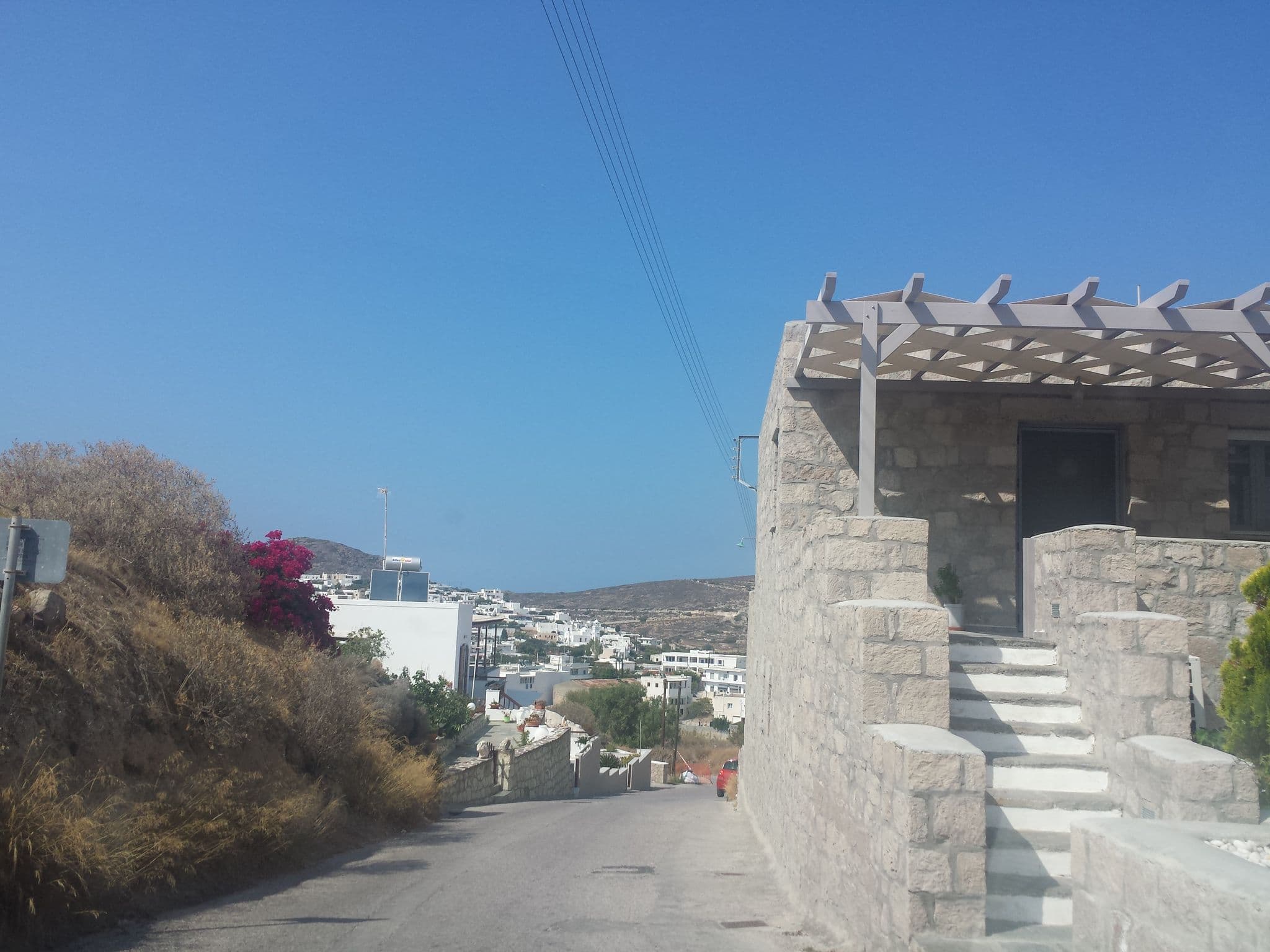 Street view near Stone House, Adámas