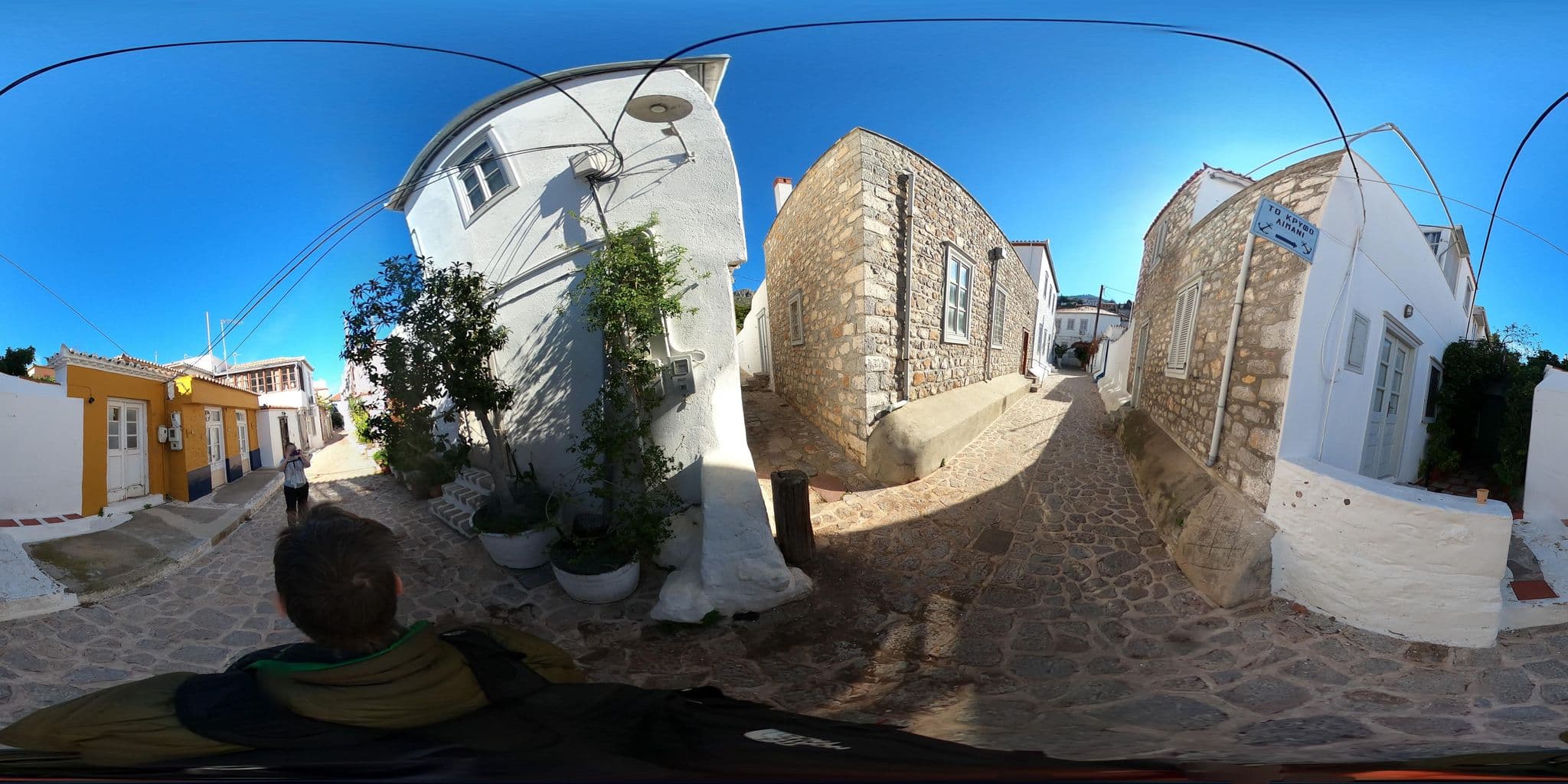 Street view near Amaryllis Hotel, Ýdra — © thompsondt (CC BY-SA · Mapillary)