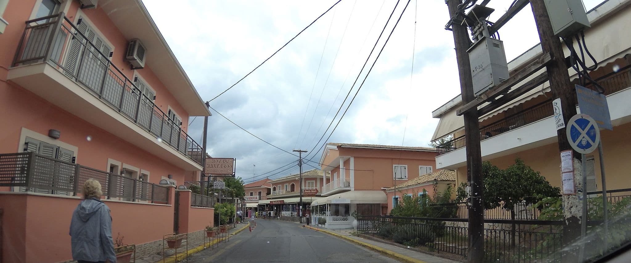 Street view near Casa MaLu Boutique Apartments, Kontokáli — © teddy73 (CC BY-SA · Mapillary)