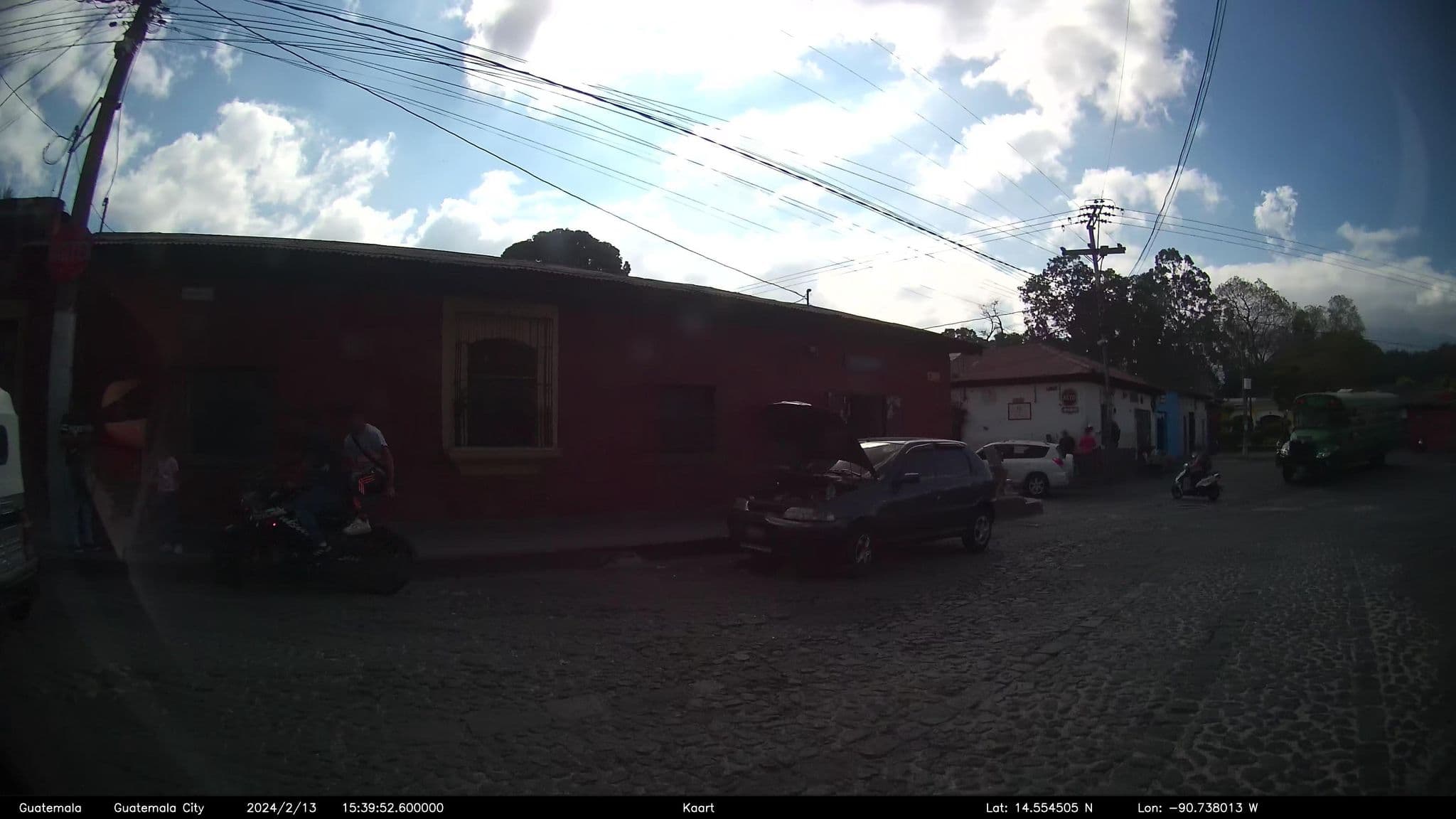 Street view near Hostal Colonial, Antigua Guatemala