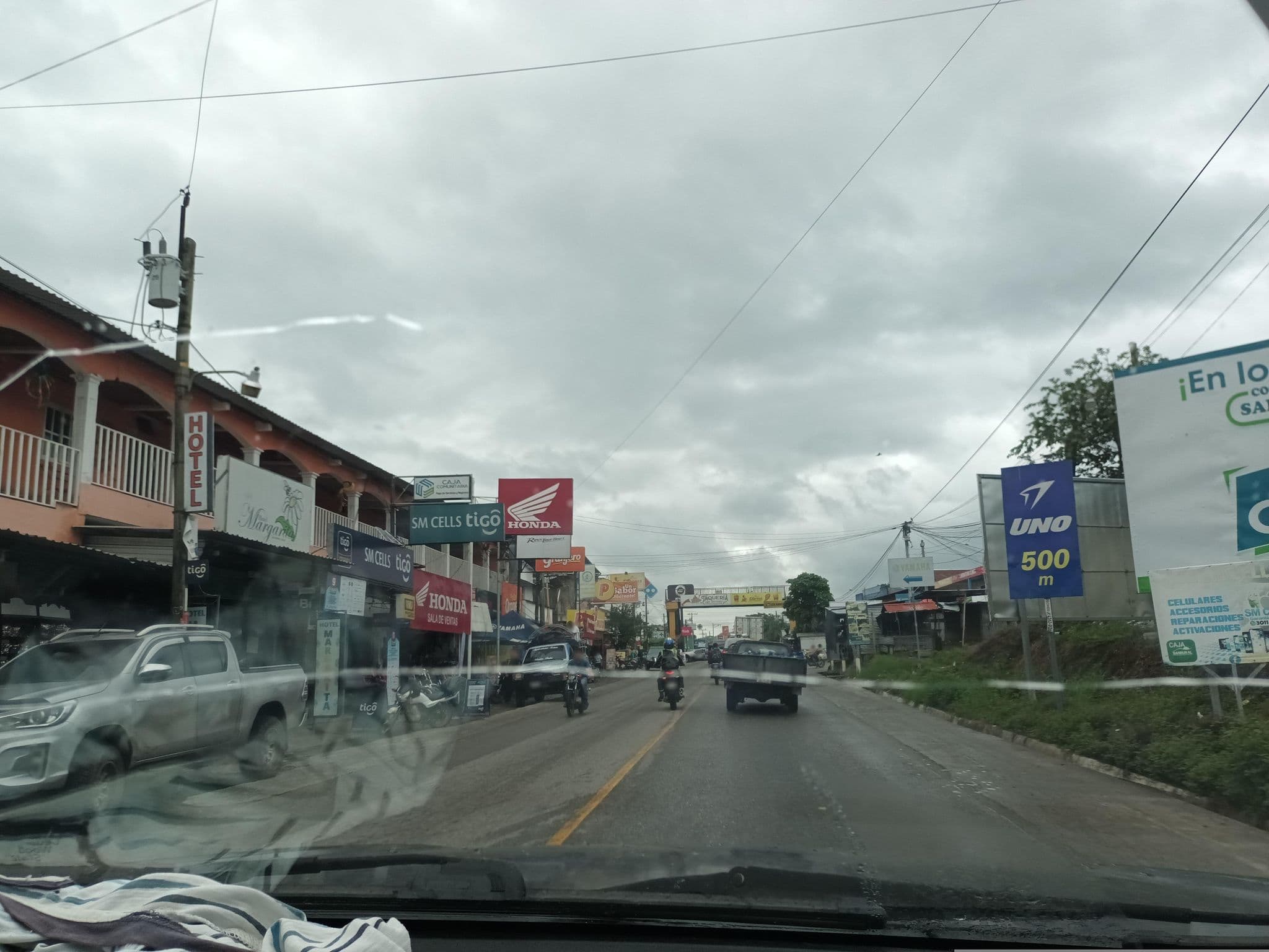 Street view near Hotel Margarita, Los Amates — © ing_telefono_2 (CC BY-SA · Mapillary)