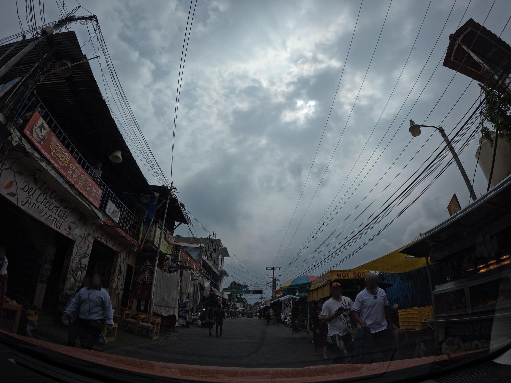 Street view near The Pana Vegetarian Restaurant and Hostel, Panajachel — © jaas (CC BY-SA · Mapillary)